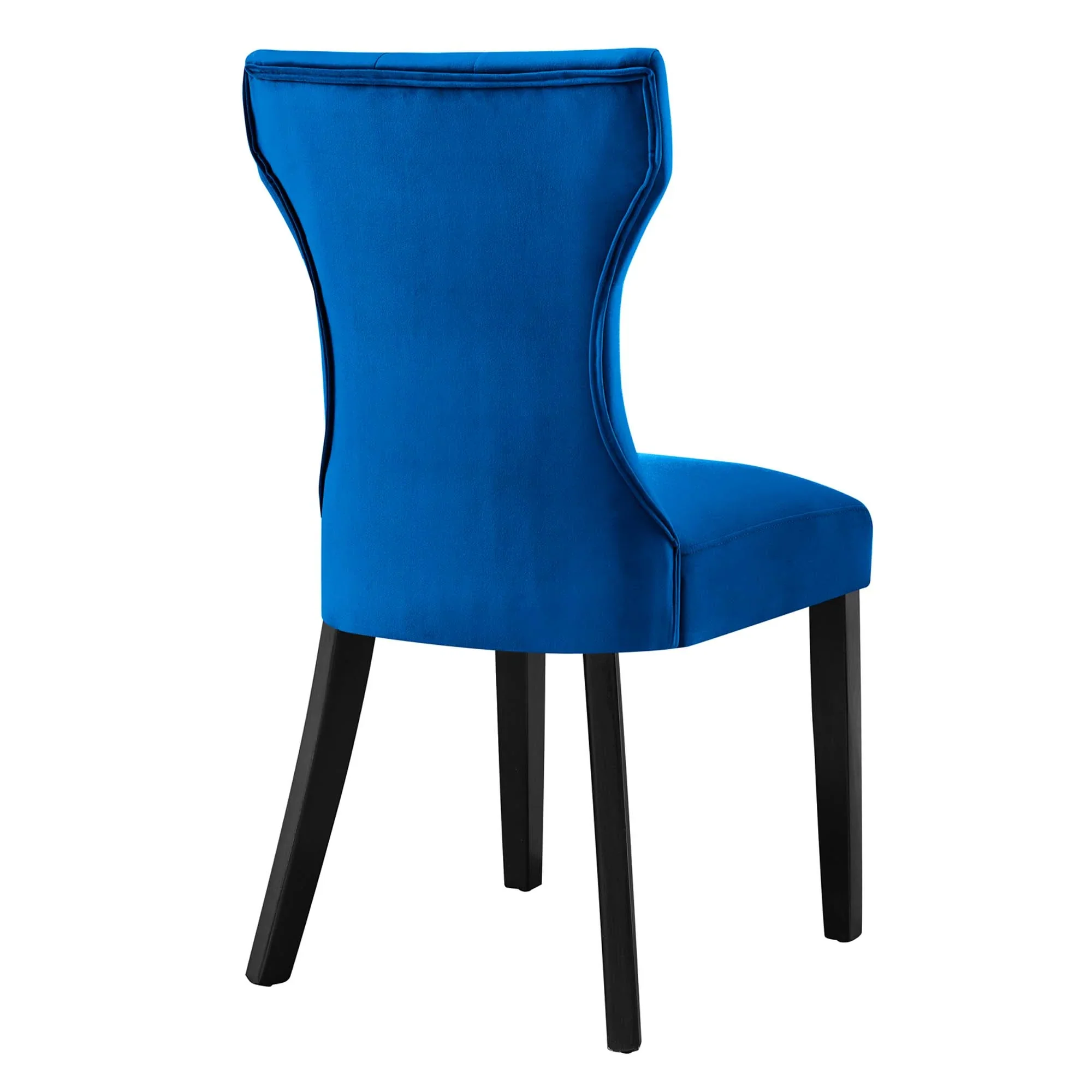 Silhouette Performance Velvet Dining Chairs Set of 2 - Image 15