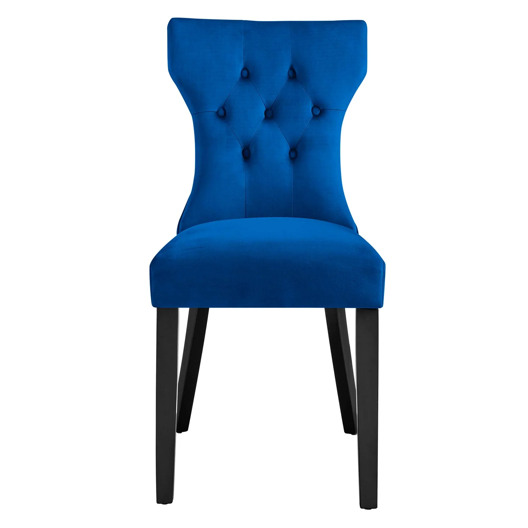 Silhouette Performance Velvet Dining Chairs Set of 2 - Image 17