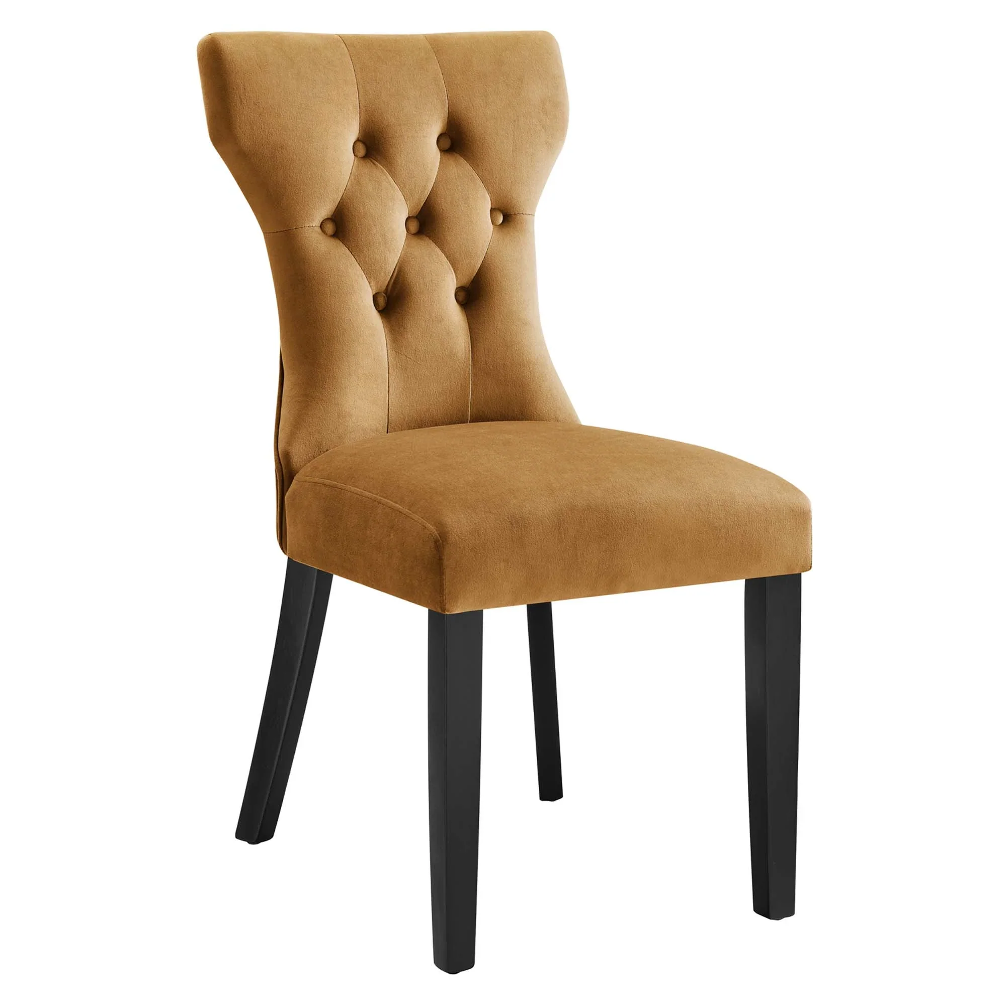 Silhouette Performance Velvet Dining Chairs Set of 2 - Image 4