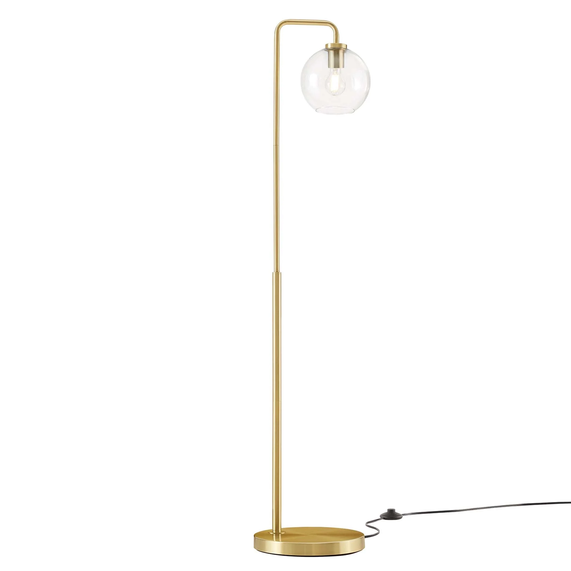 Silo Glass Globe Glass and Metal Floor Lamp - Image 12
