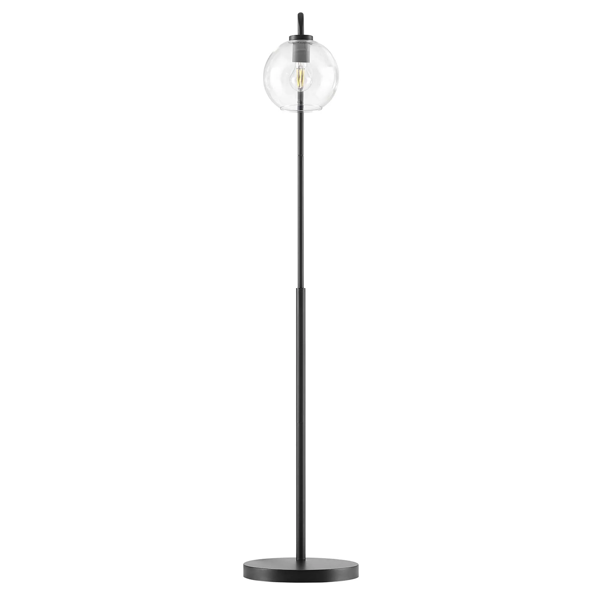 Silo Glass Globe Glass and Metal Floor Lamp - Image 4