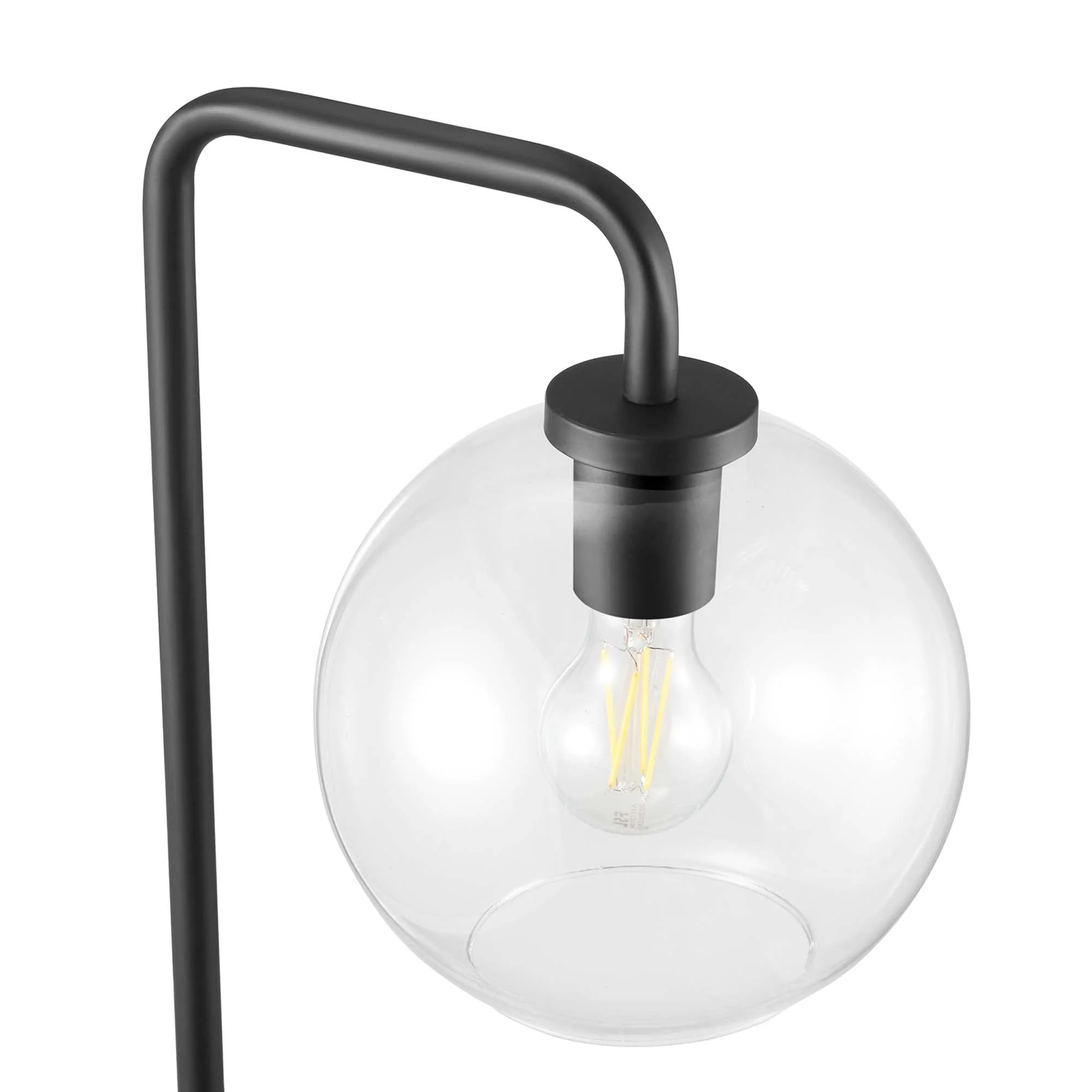 Silo Glass Globe Glass and Metal Floor Lamp - Image 5