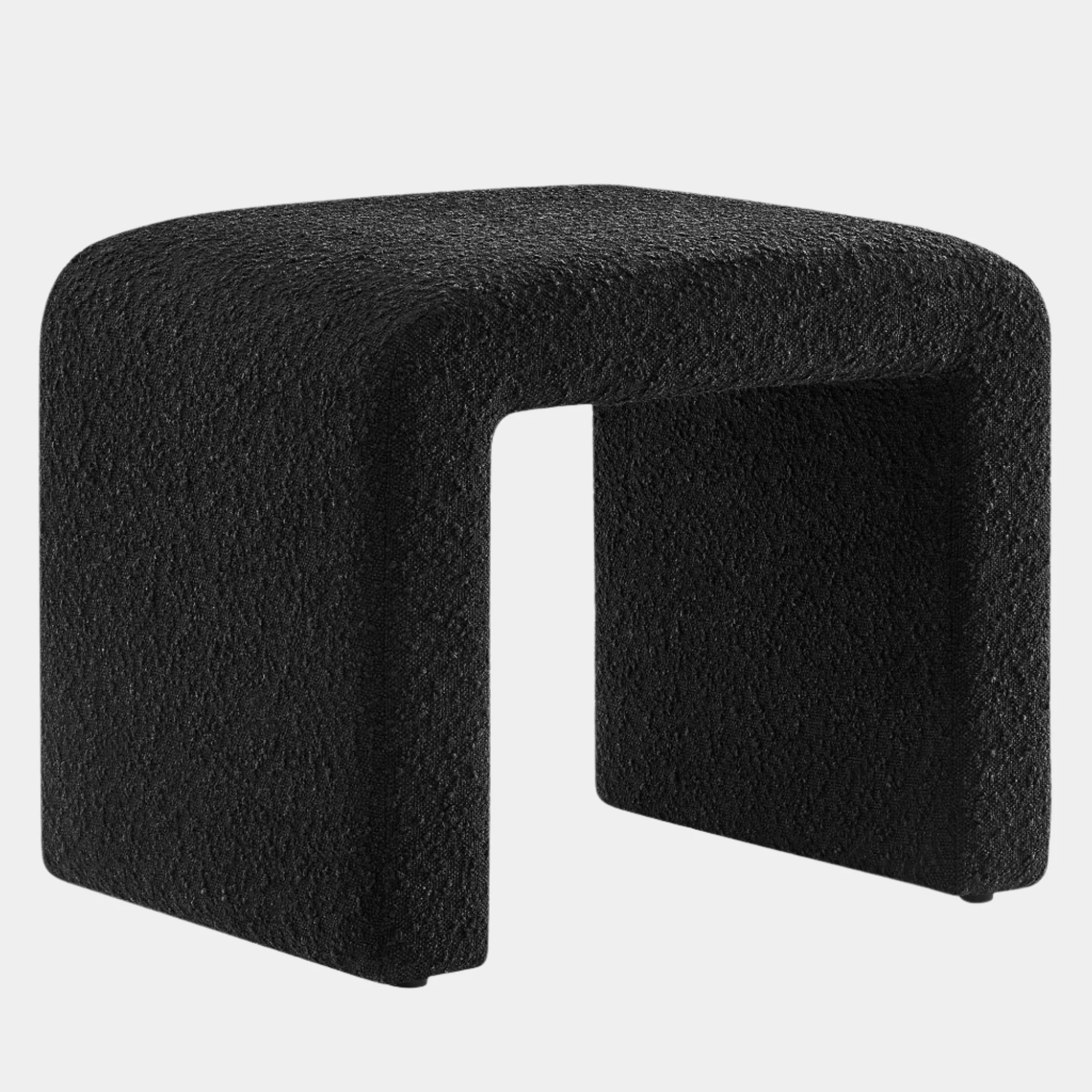 Simba Boucle Fabric Waterfall Stool - Image 11