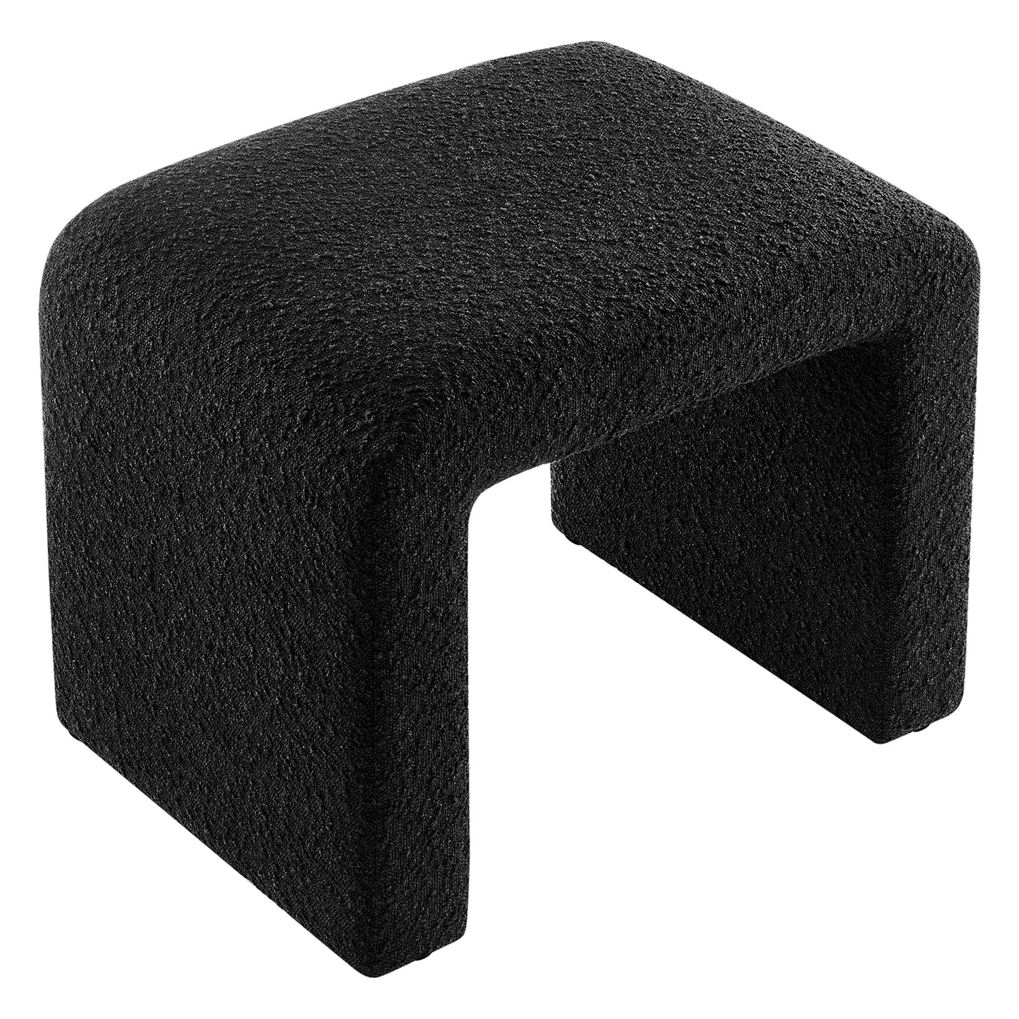 Simba Boucle Fabric Waterfall Stool - Image 17