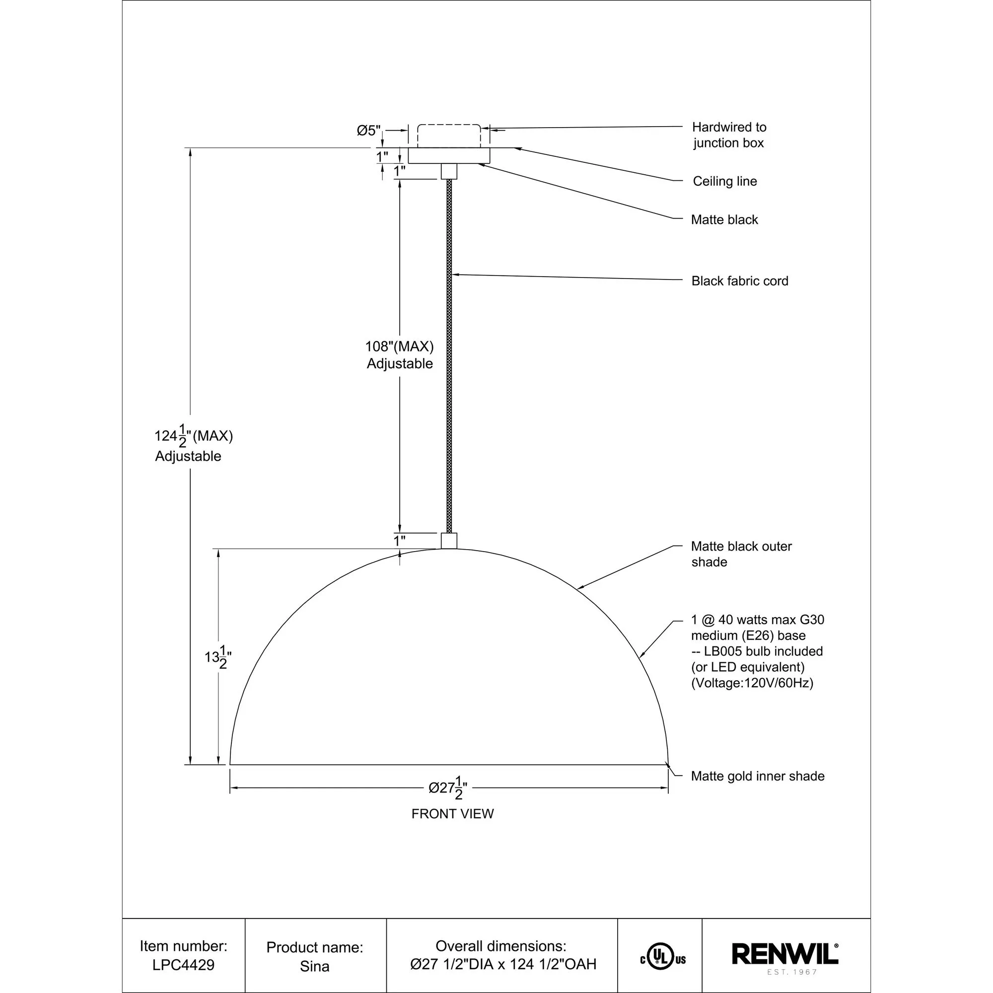 Sina Pendant Lamp - Image 5