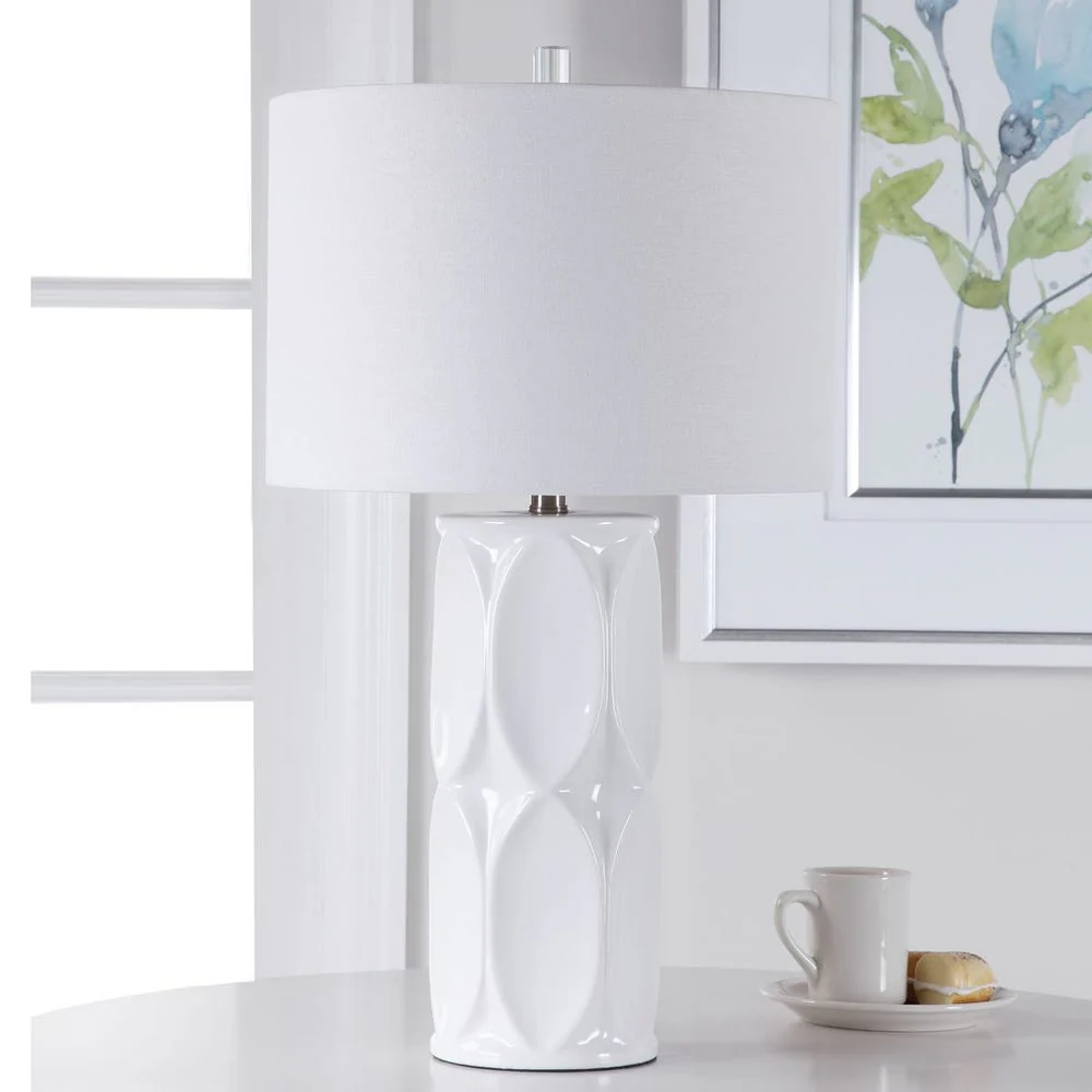 Sinclair Table Lamp, White - Image 6