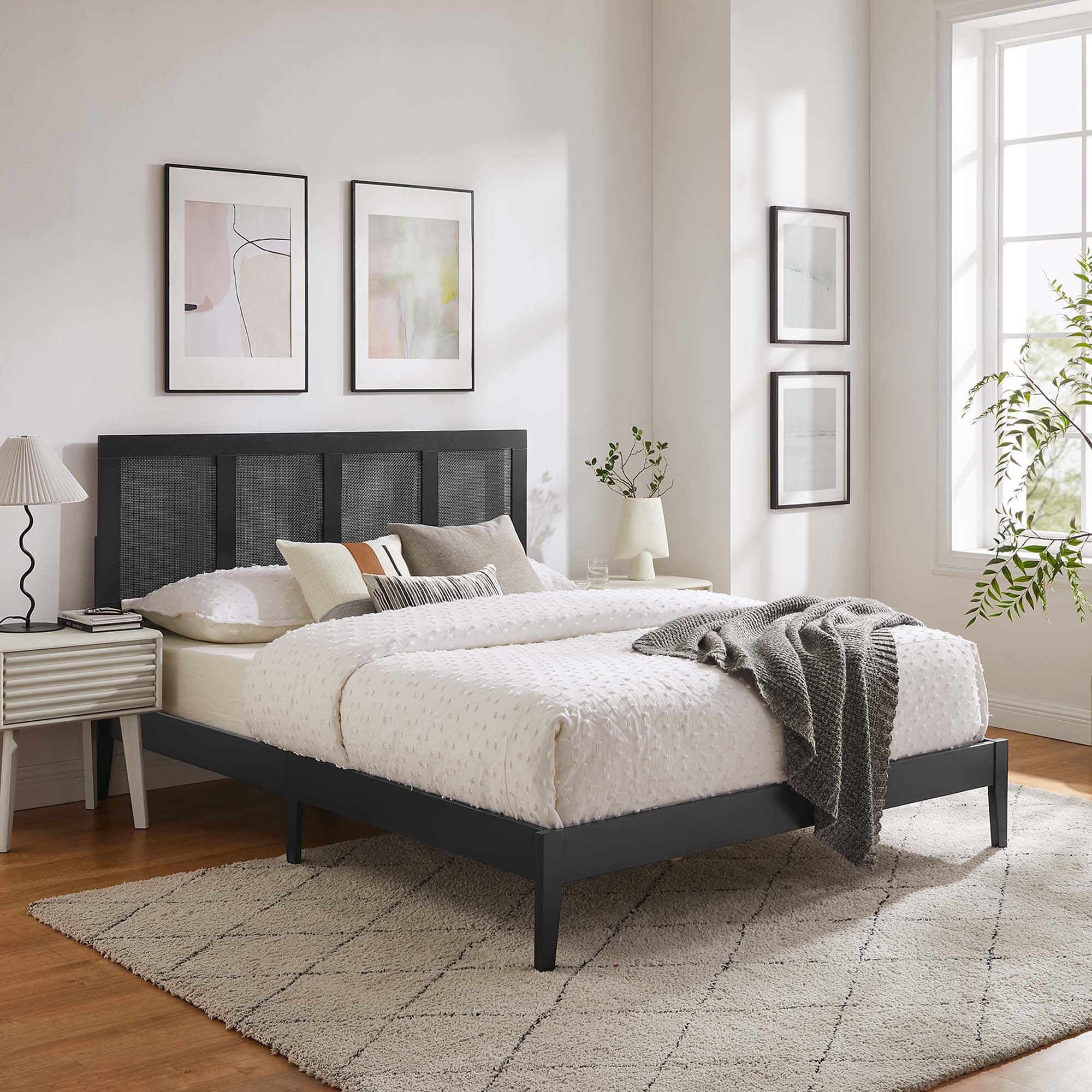 Sirocco Rattan and Wood Platform Bed - Image 44