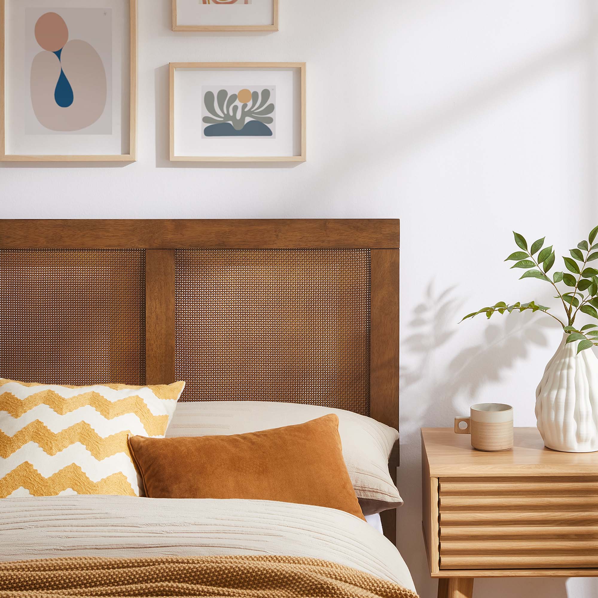 Sirocco Rattan and Wood Platform Bed - Image 9