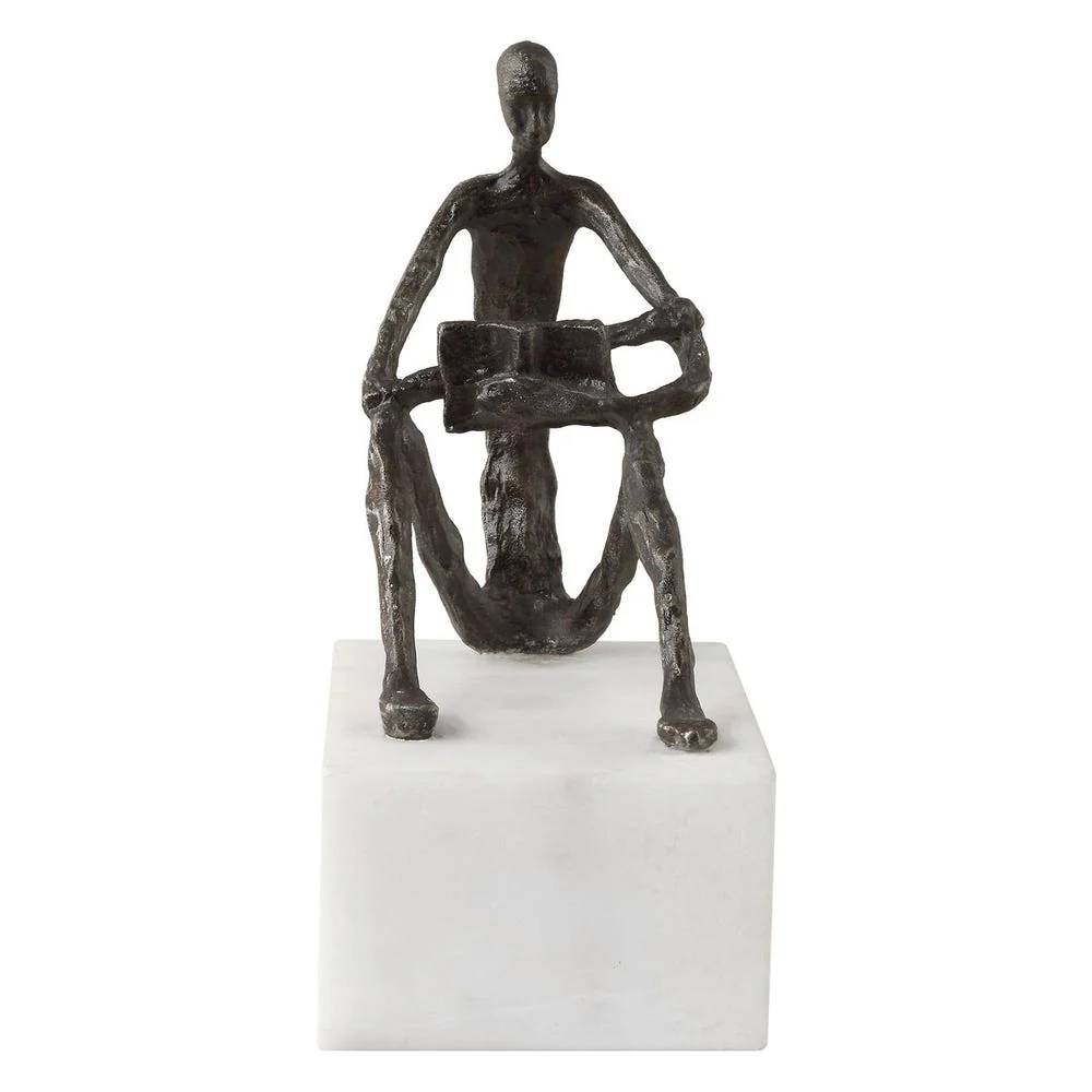 Sit Back, Relax and Read, Sculpture - Image 4