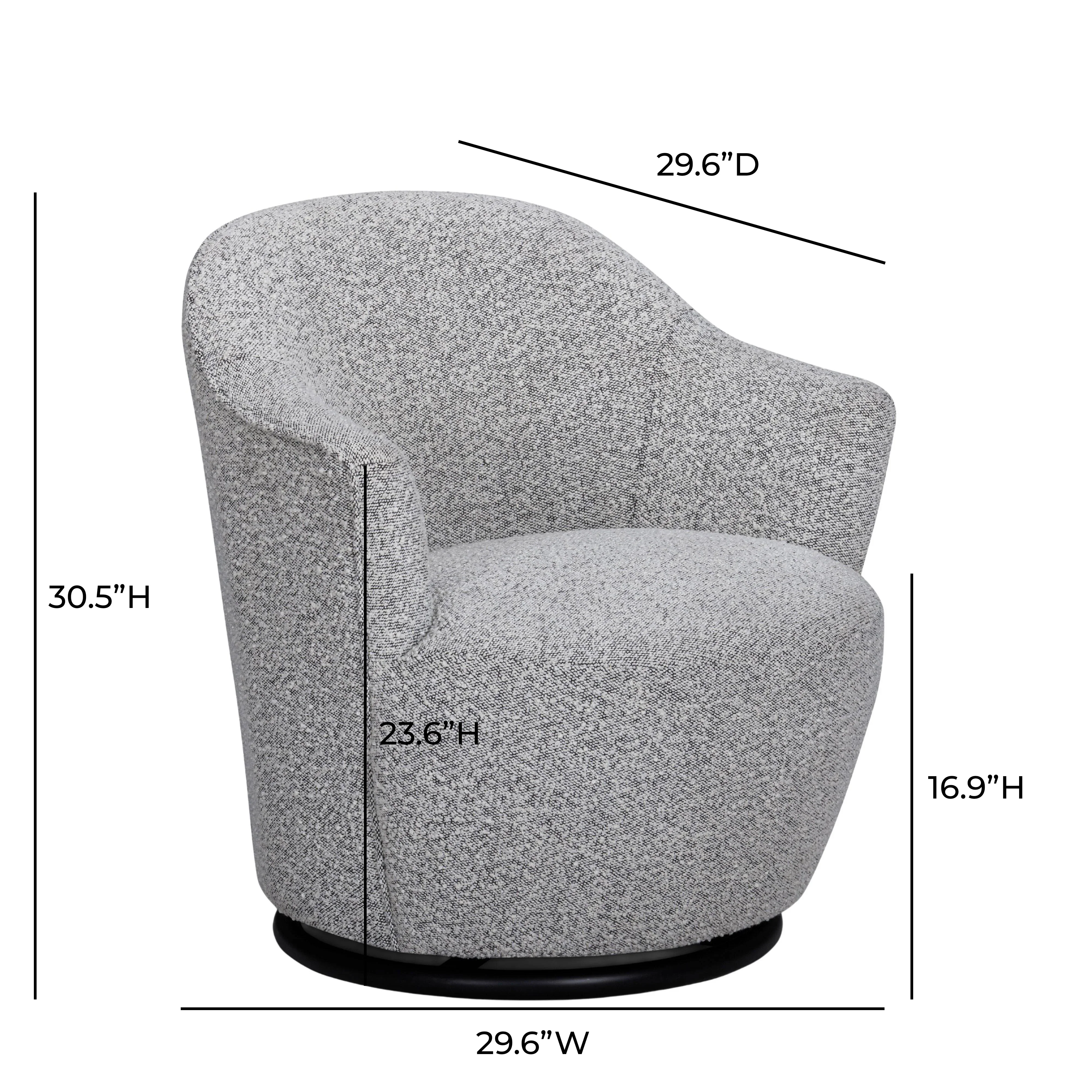 Skyla Performance Boucle Swivel Accent Chair - Image 13