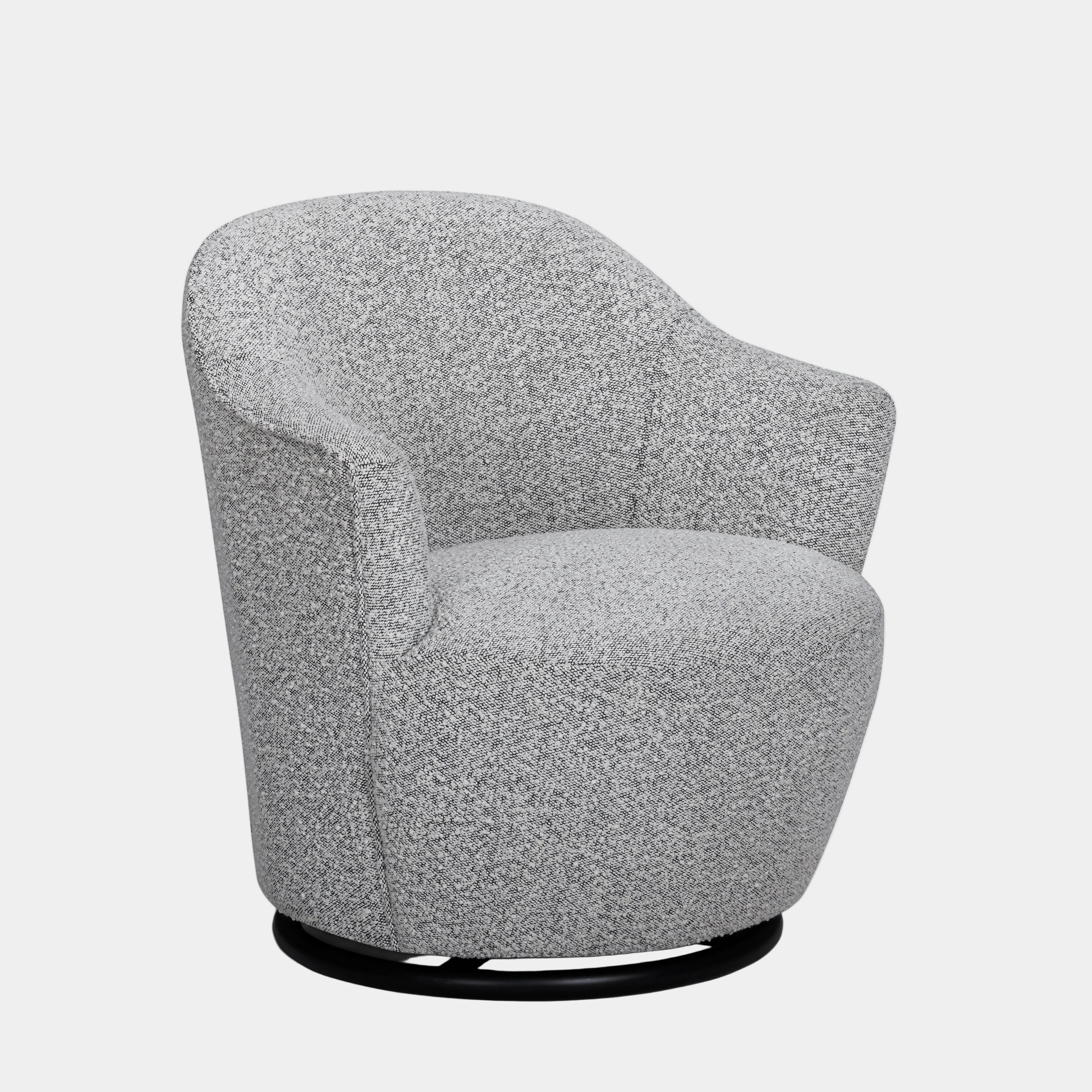 Skyla Performance Boucle Swivel Accent Chair - Image 8
