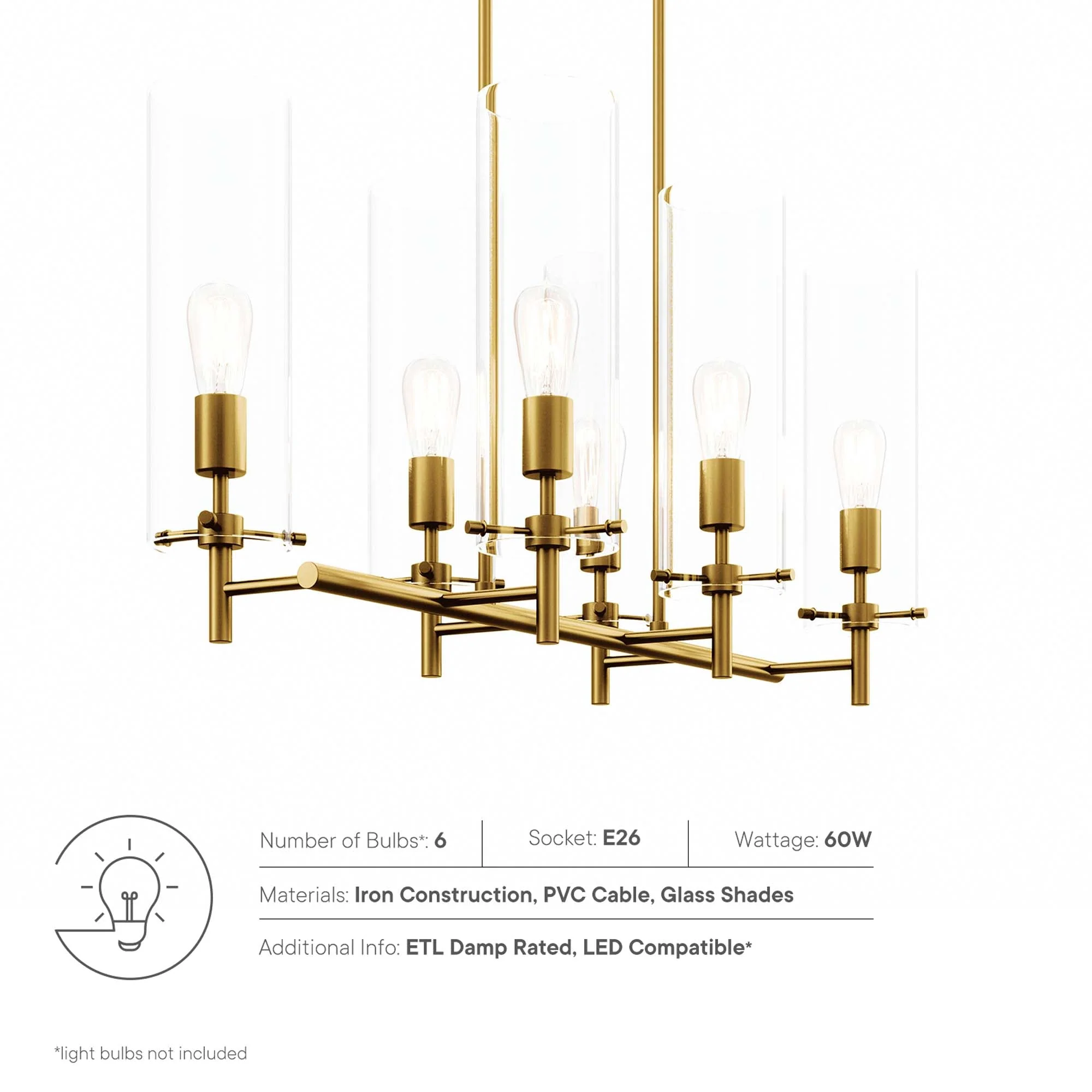 Skylark 6-Light Chandelier - Image 27