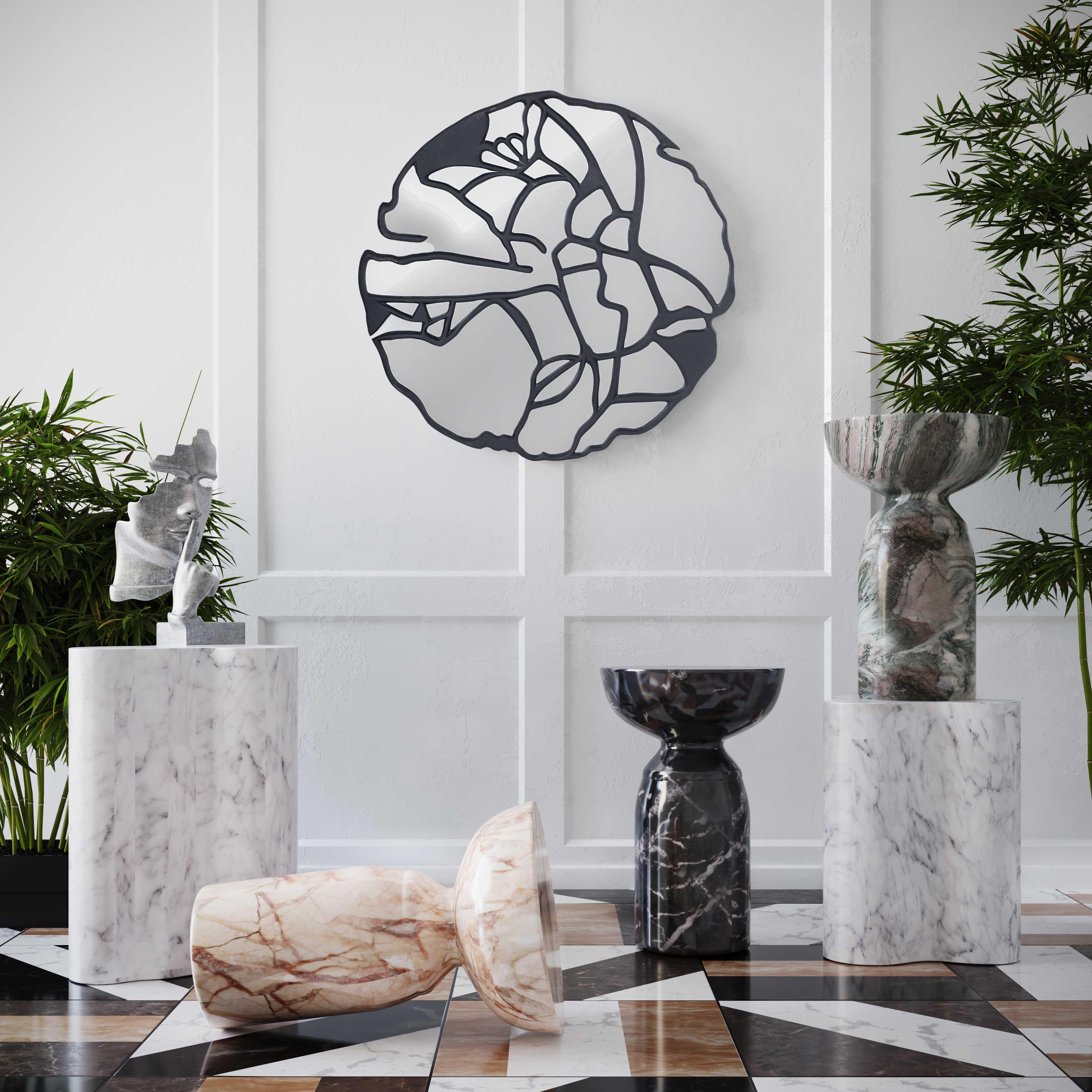 Slab Concrete Indoor/Outdoor Side Table (18"-22") - Image 9