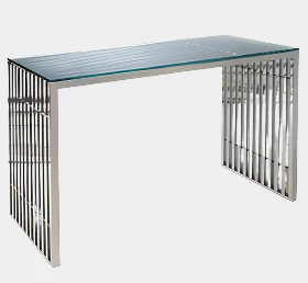 Slate Console Table w/ Glass