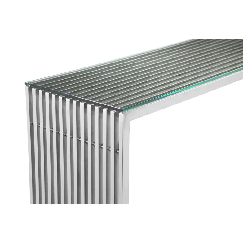 Slate Console Table w/ Glass - Image 6