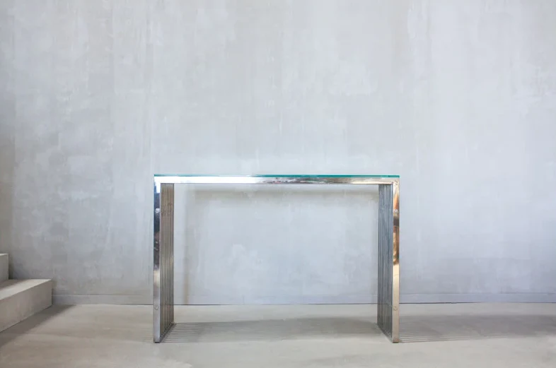 Slate Console Table w/ Glass - Image 8