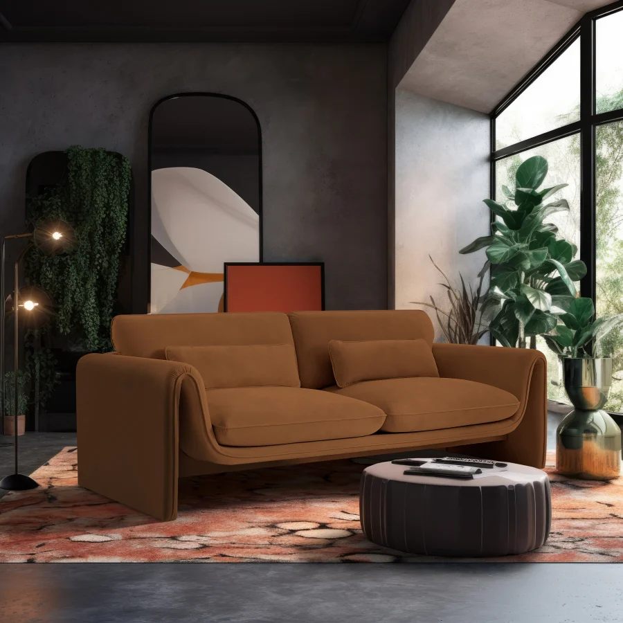Sloan Velvet Sofa - Image 67