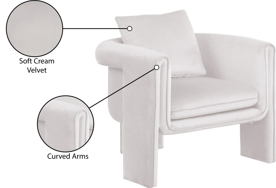 Sloan Velvet Upholstered Accent Chair - Image 18
