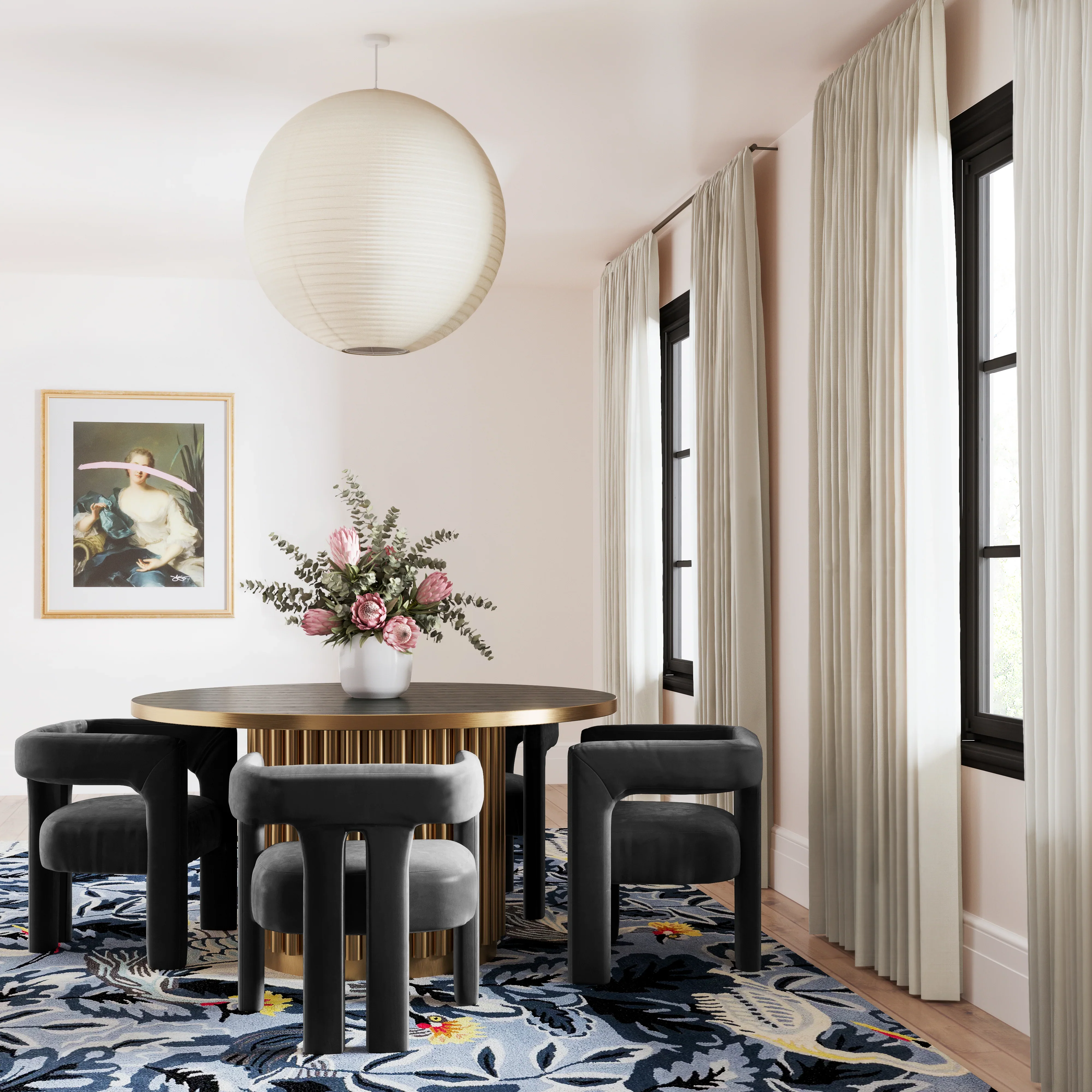 Sloane Performance Velvet Accent Chair - Image 2