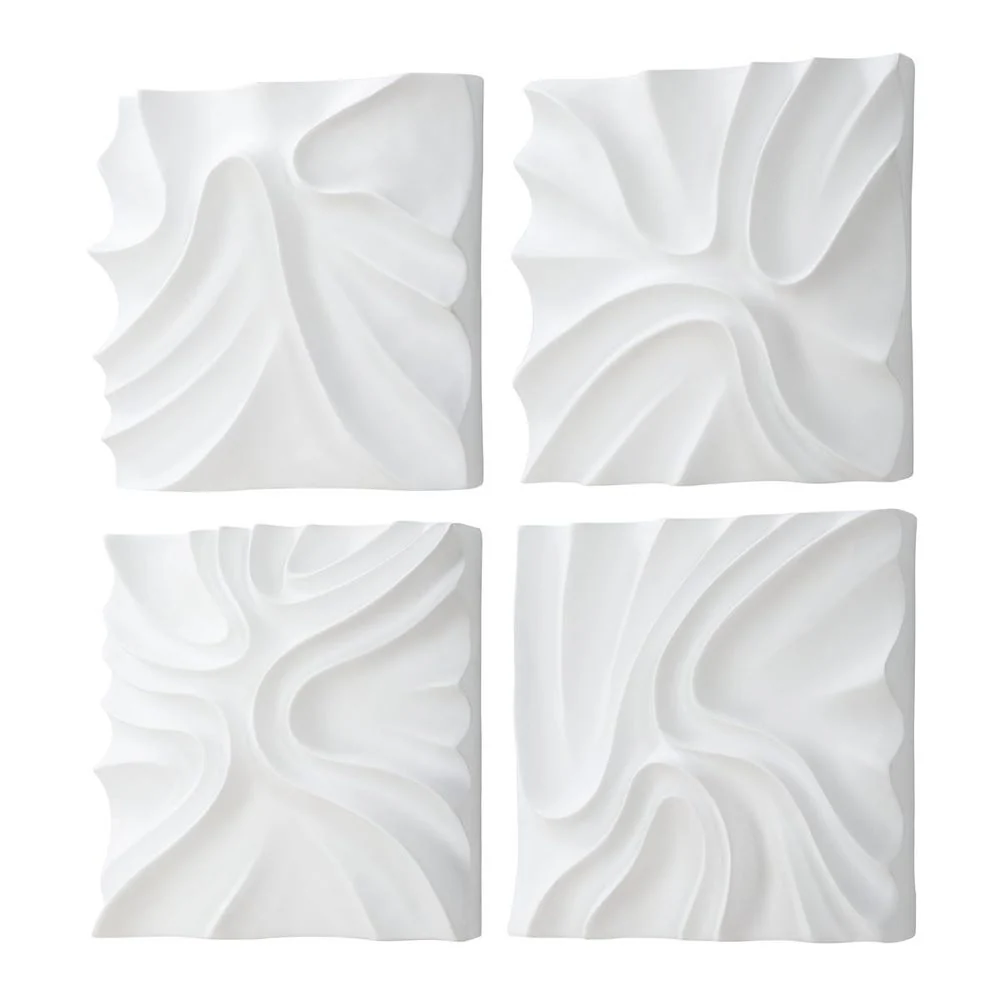 Snowdrift Wall Decor, S/4 - Image 4