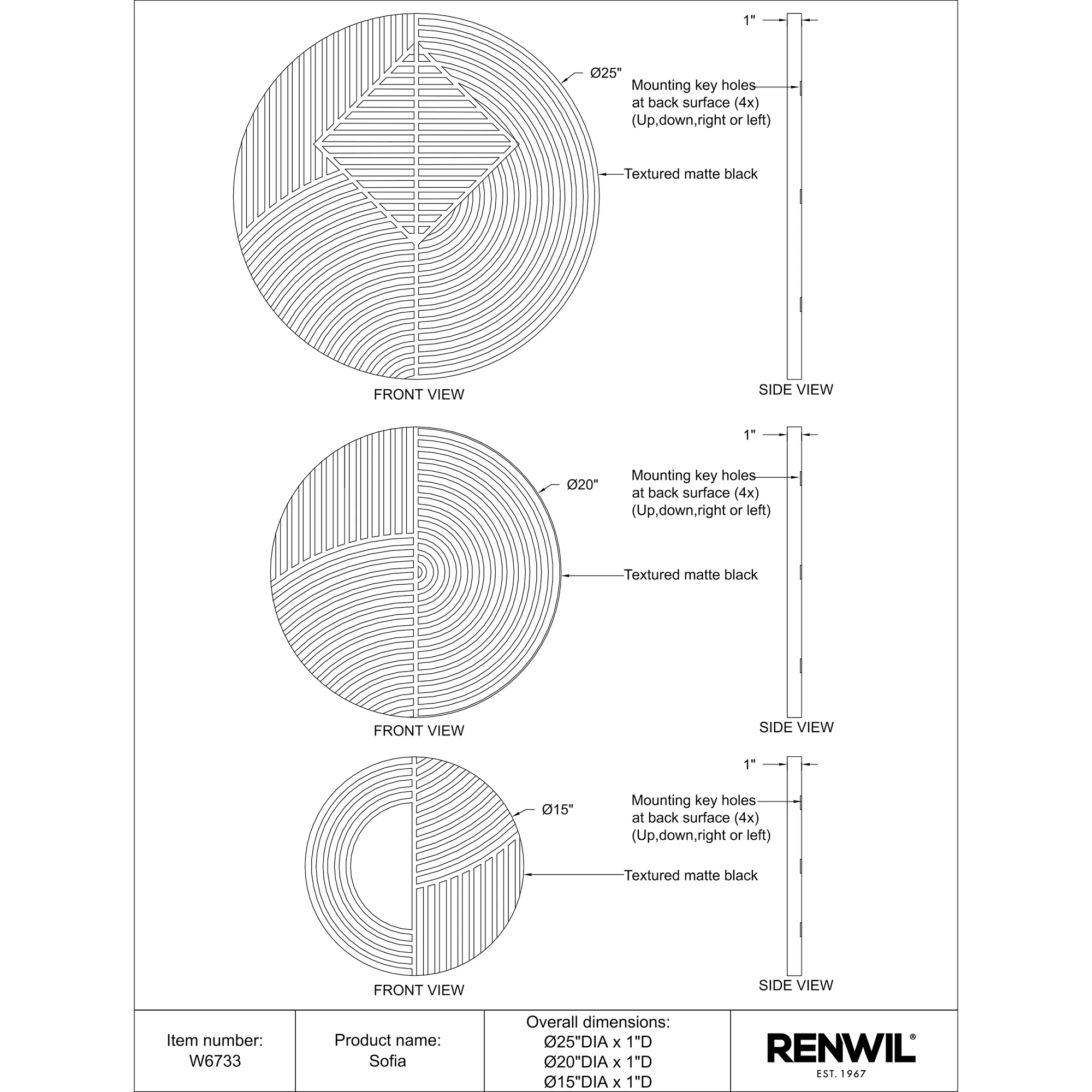 Sofia Wall Decor Set Of 3 - Image 13