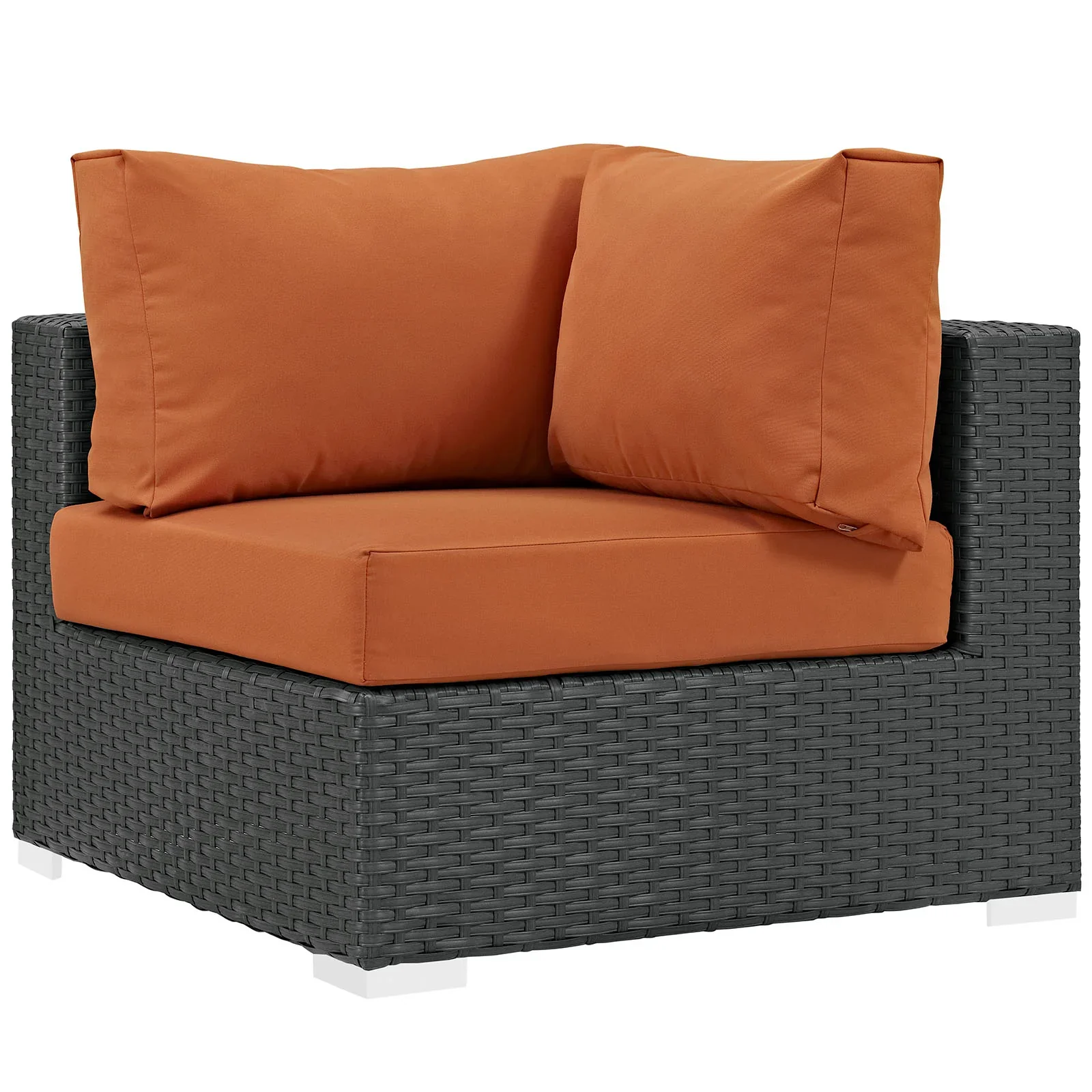 Sojourn 10 Piece Outdoor Patio Sunbrella® Sectional Set - Image 14