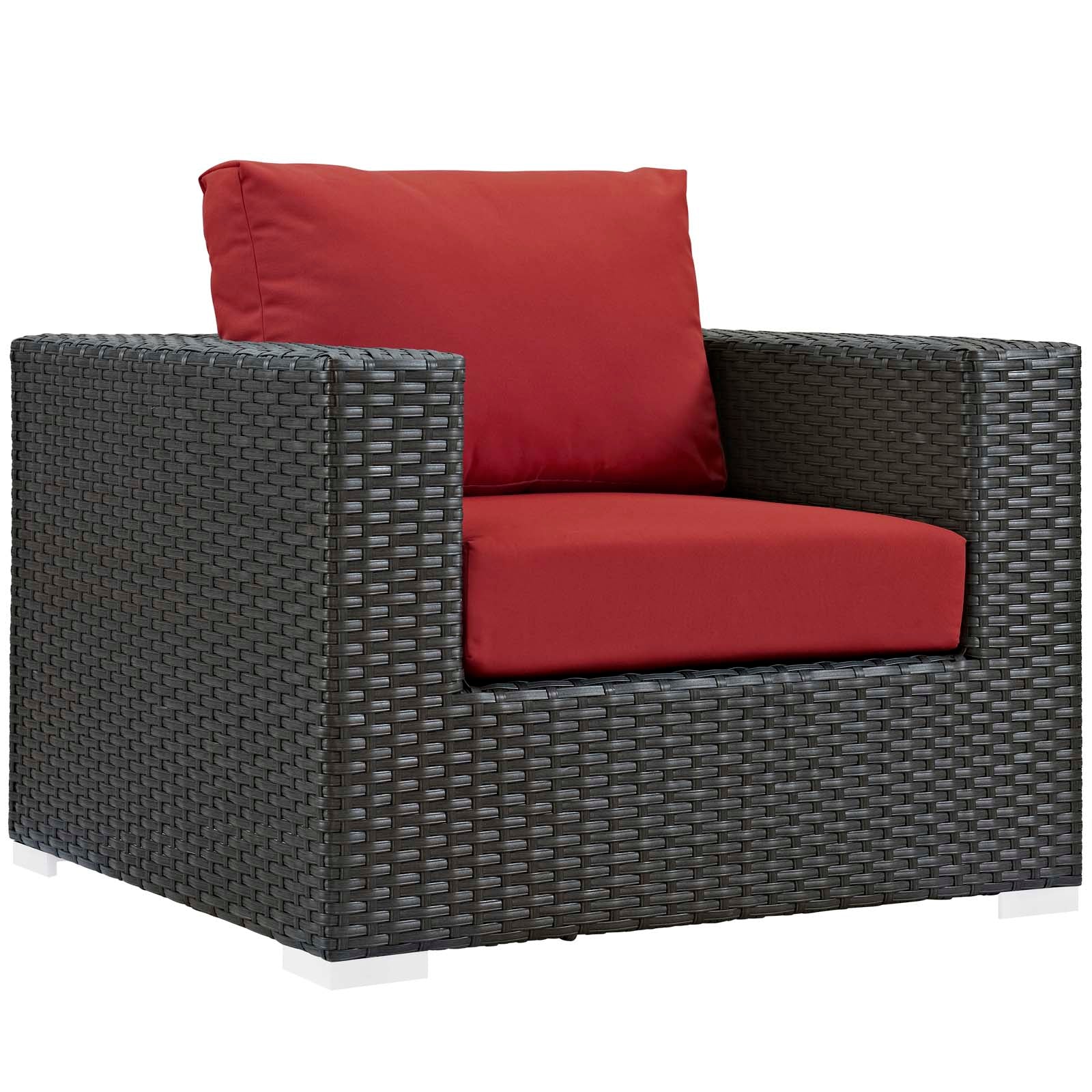 Sojourn 3 Piece Outdoor Patio Sunbrella® Sectional Set - Image 16