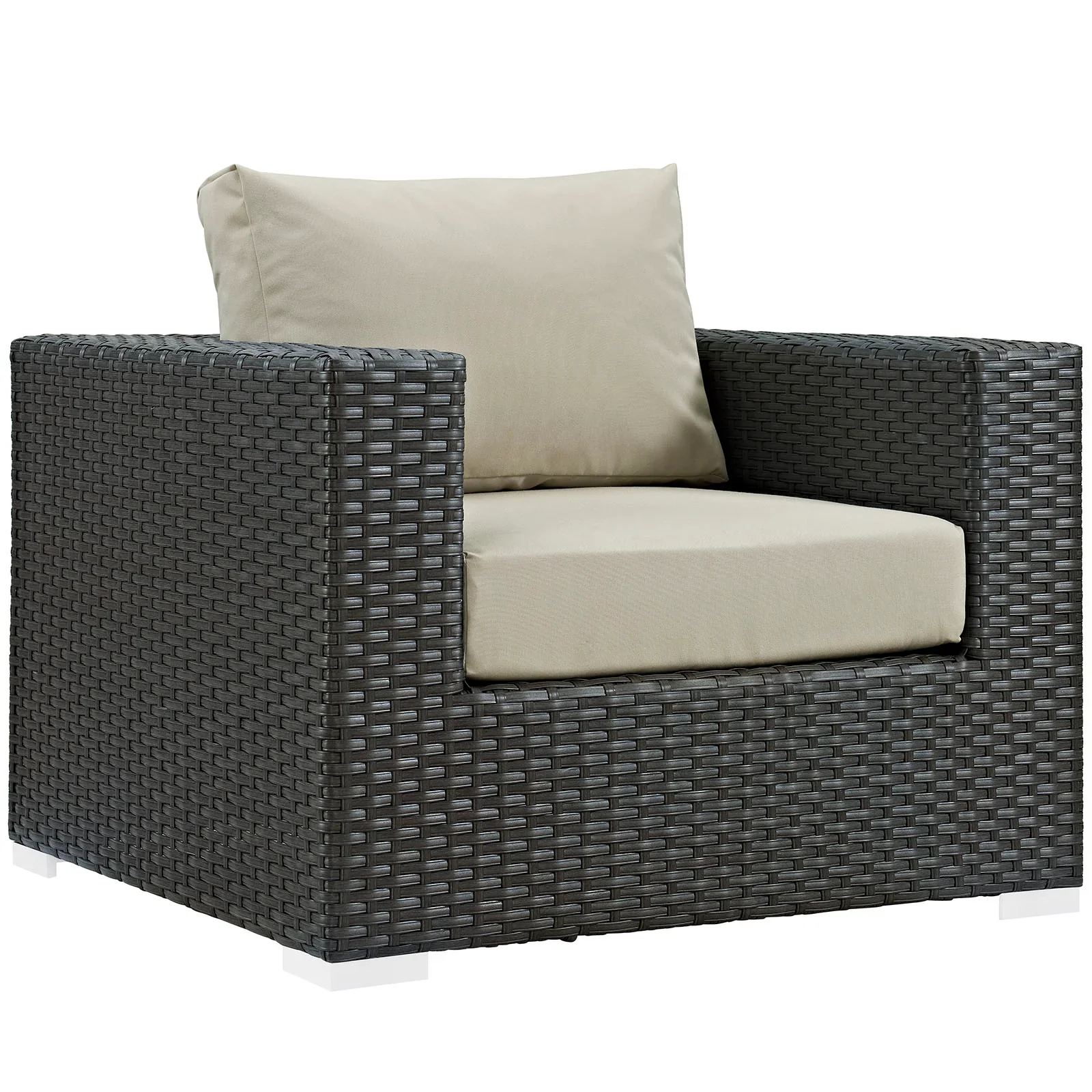 Sojourn 3 Piece Outdoor Patio Sunbrella® Sectional Set - Image 4