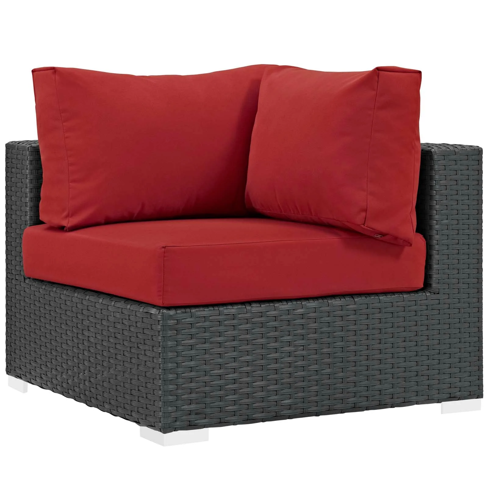 Sojourn 5 Piece Outdoor Patio Sunbrella® Sectional Set - Image 13