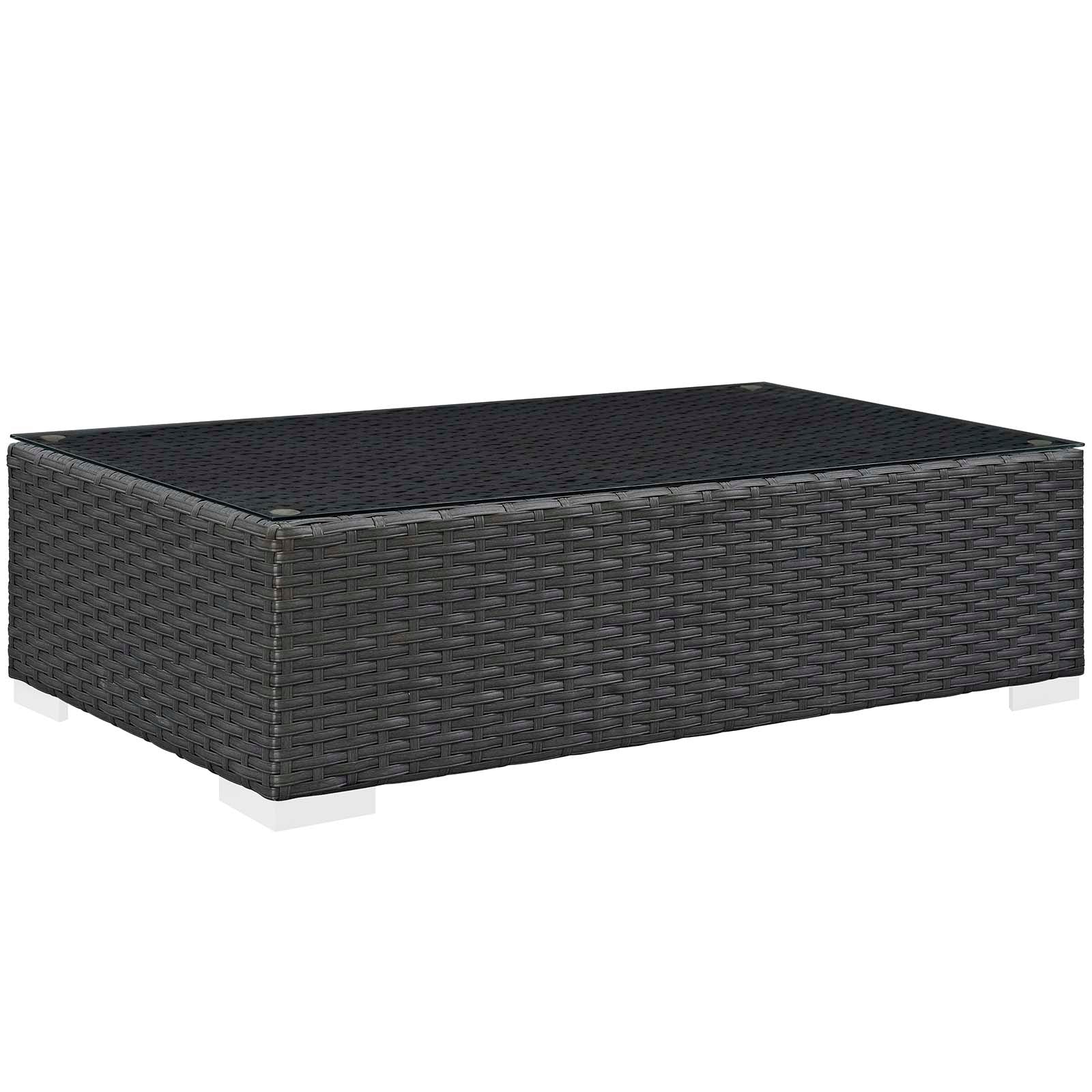 Sojourn 7 Piece Outdoor Patio Sunbrella® Sectional Set - Image 8