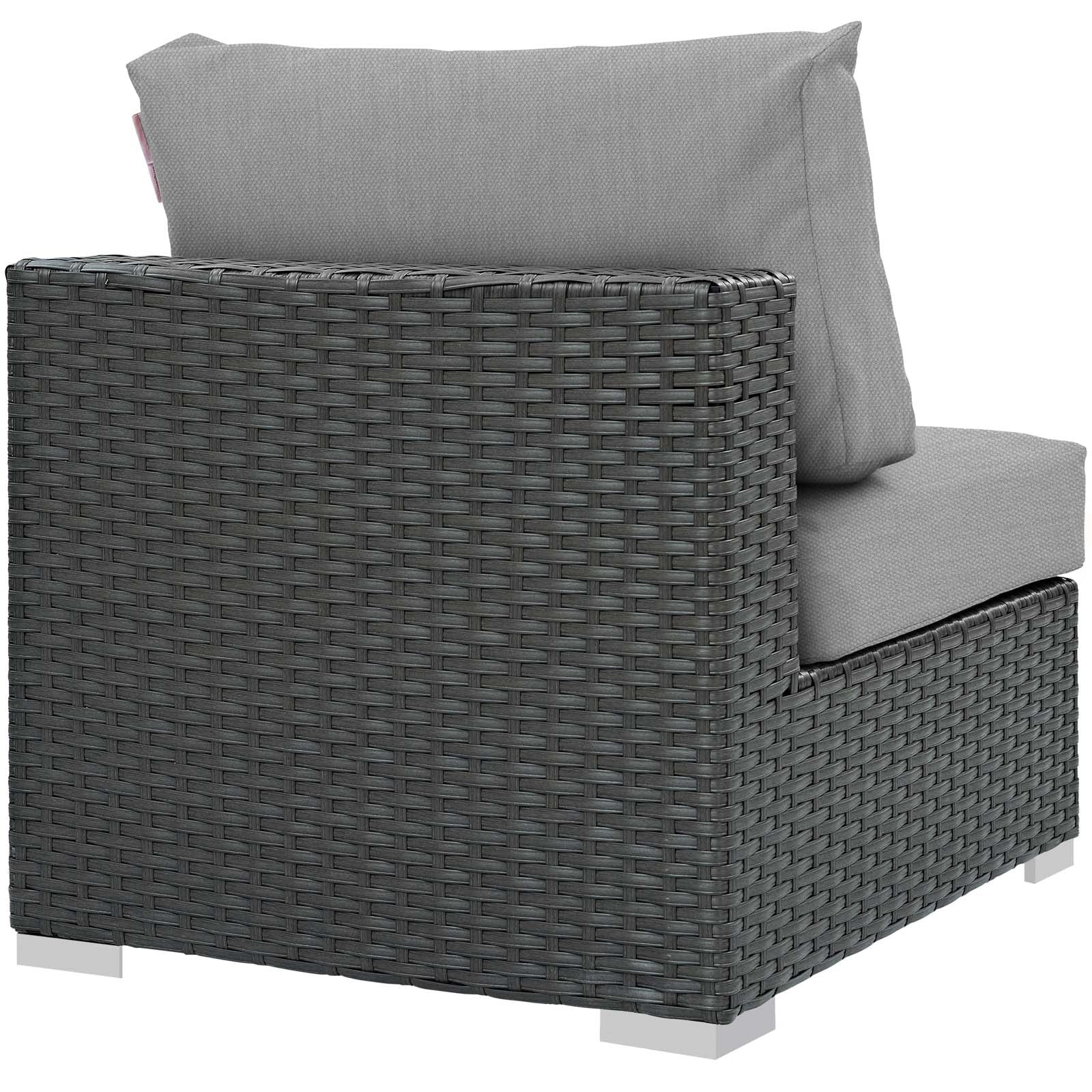 Sojourn Outdoor Patio Fabric Sunbrella® Armless - Image 4
