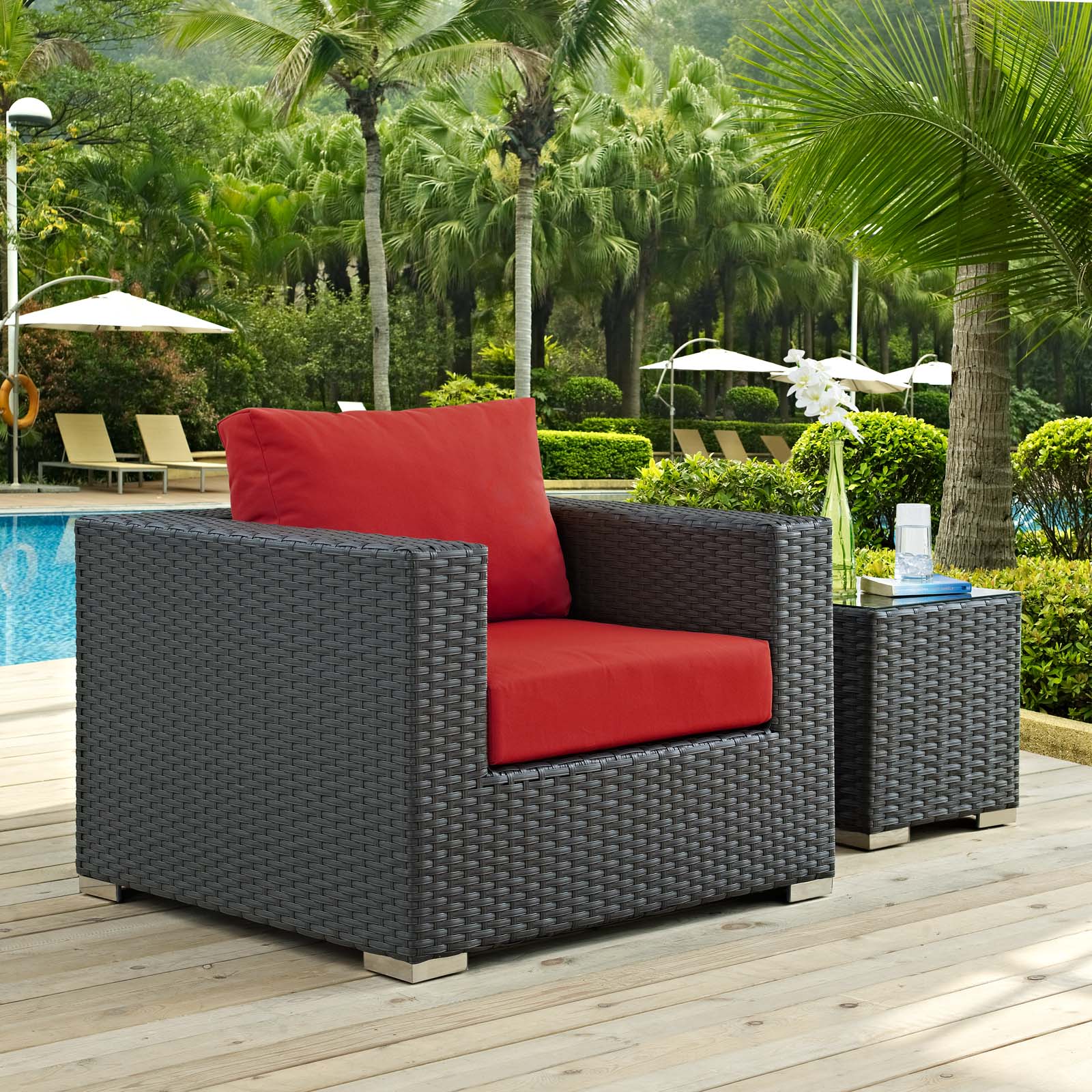 Sojourn Outdoor Patio Sunbrella® Armchair - Image 10