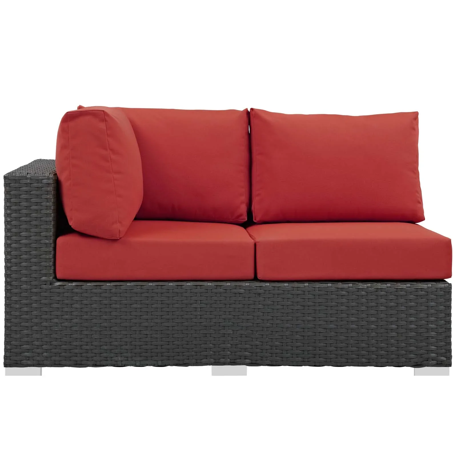 Sojourn Outdoor Patio Sunbrella® Left Arm Loveseat - Image 5