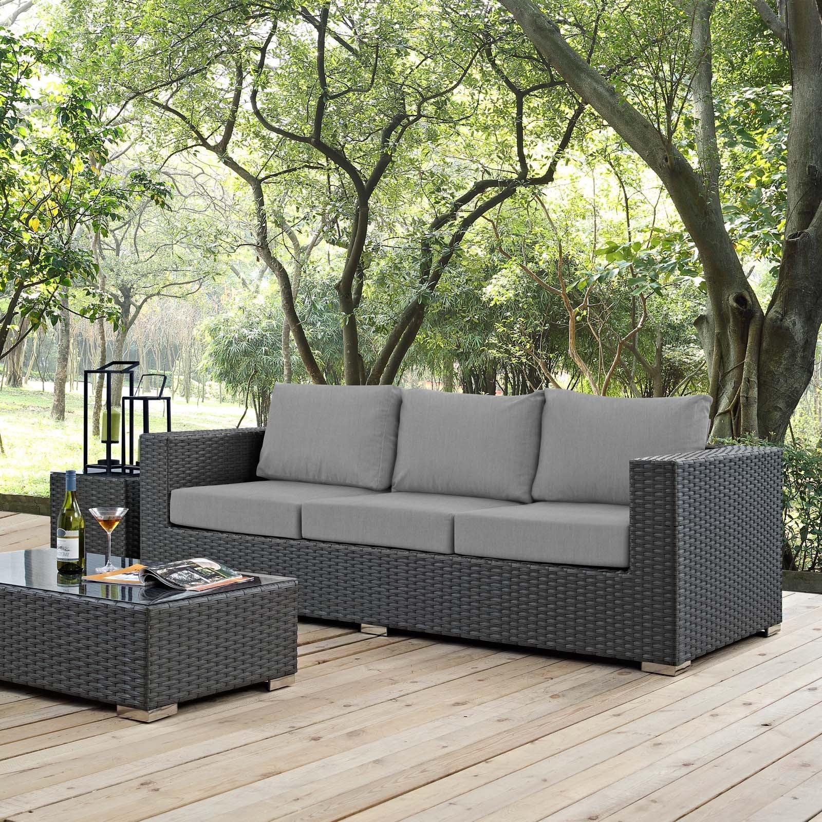Sojourn Outdoor Patio Sunbrella® Sofa - Image 7