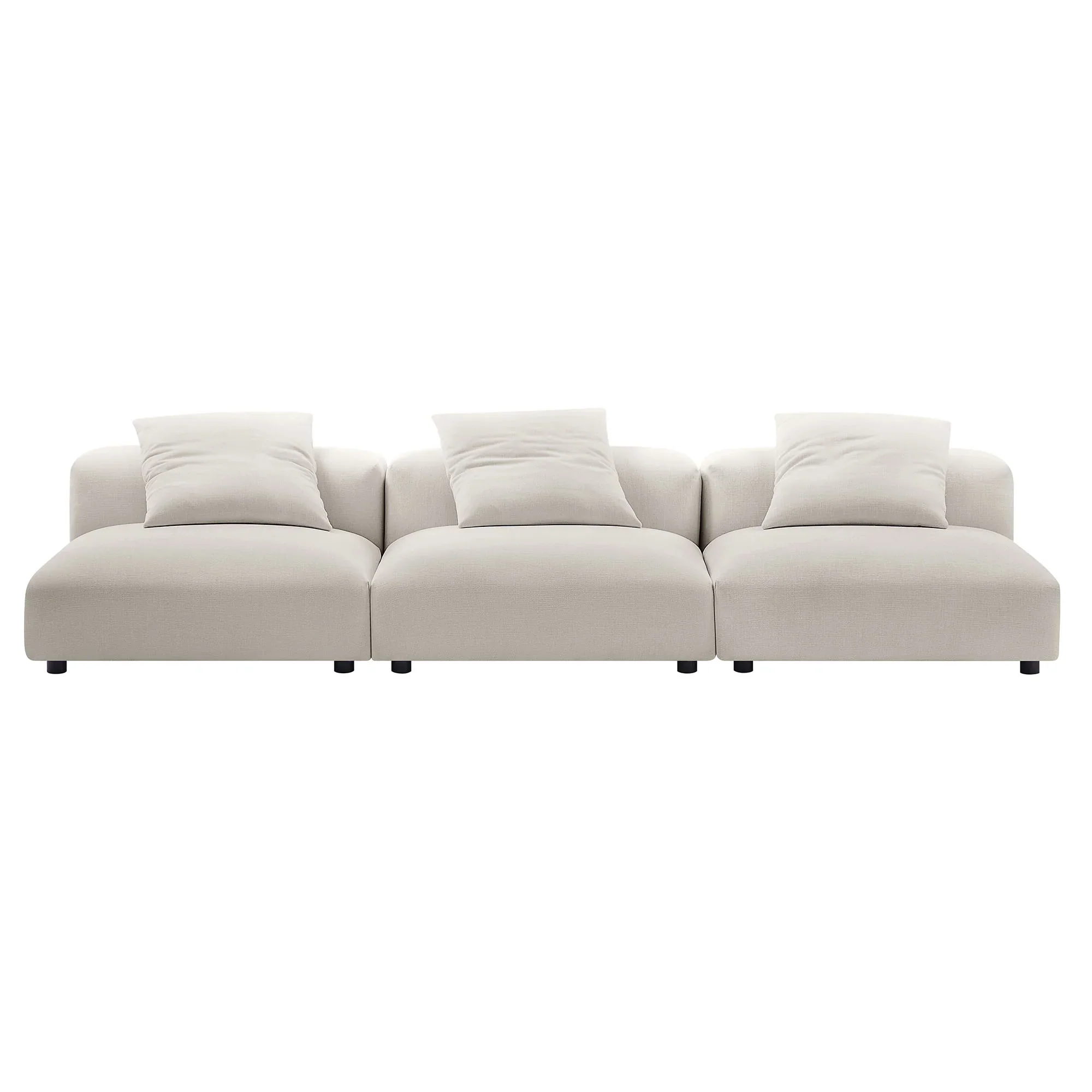 Solace 3-Piece Modular Upholstered Fabric Sofa - Image 23