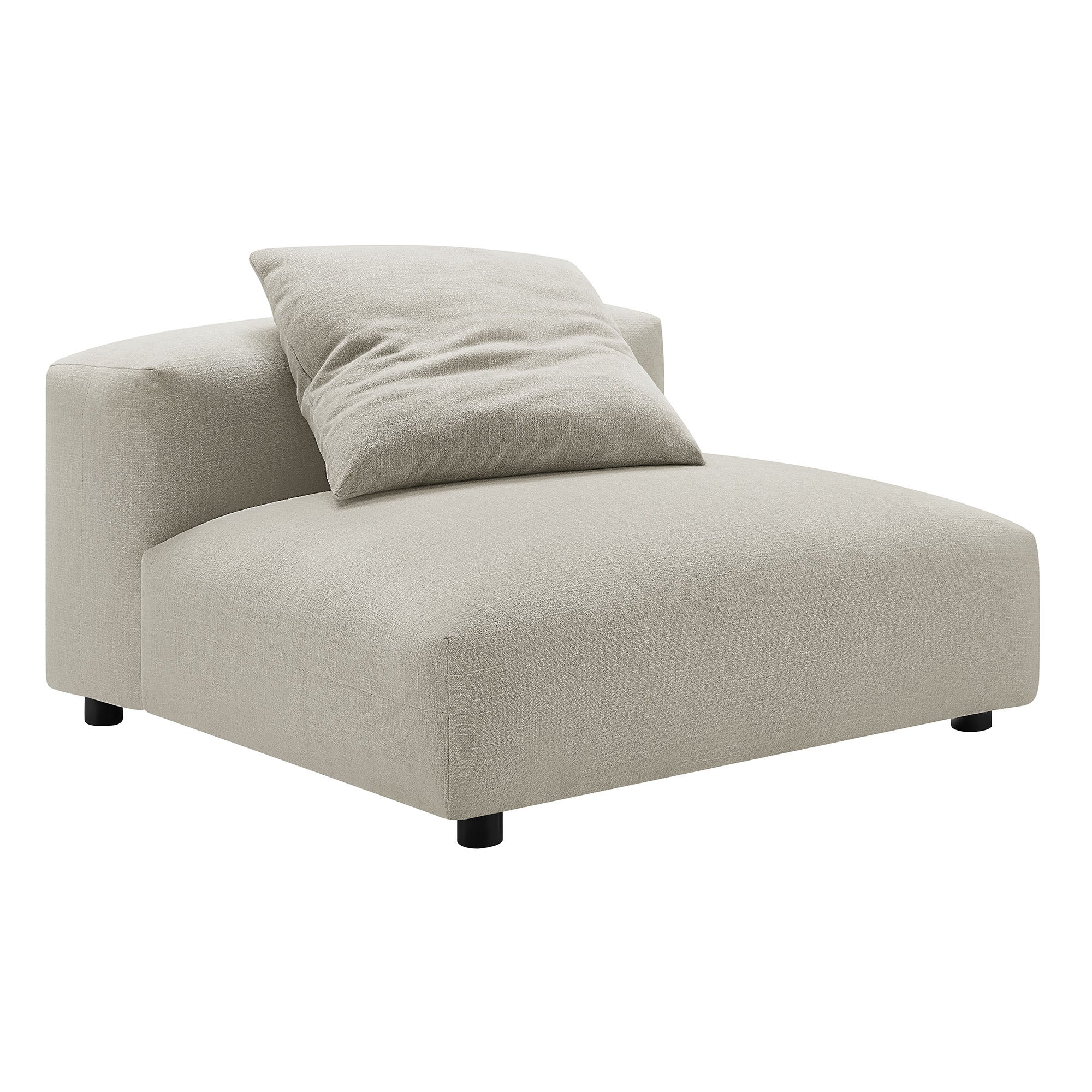 Solace 4-Piece Modular Upholstered Fabric Sectional Sofa - Image 8