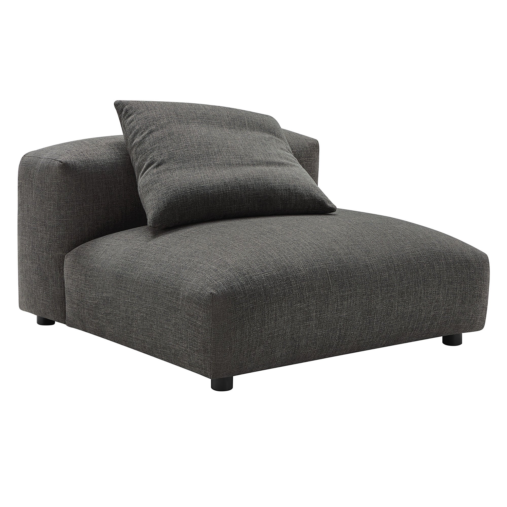Solace 4-Piece Modular Upholstered Fabric Sectional Sofa With Ottoman - Image 23