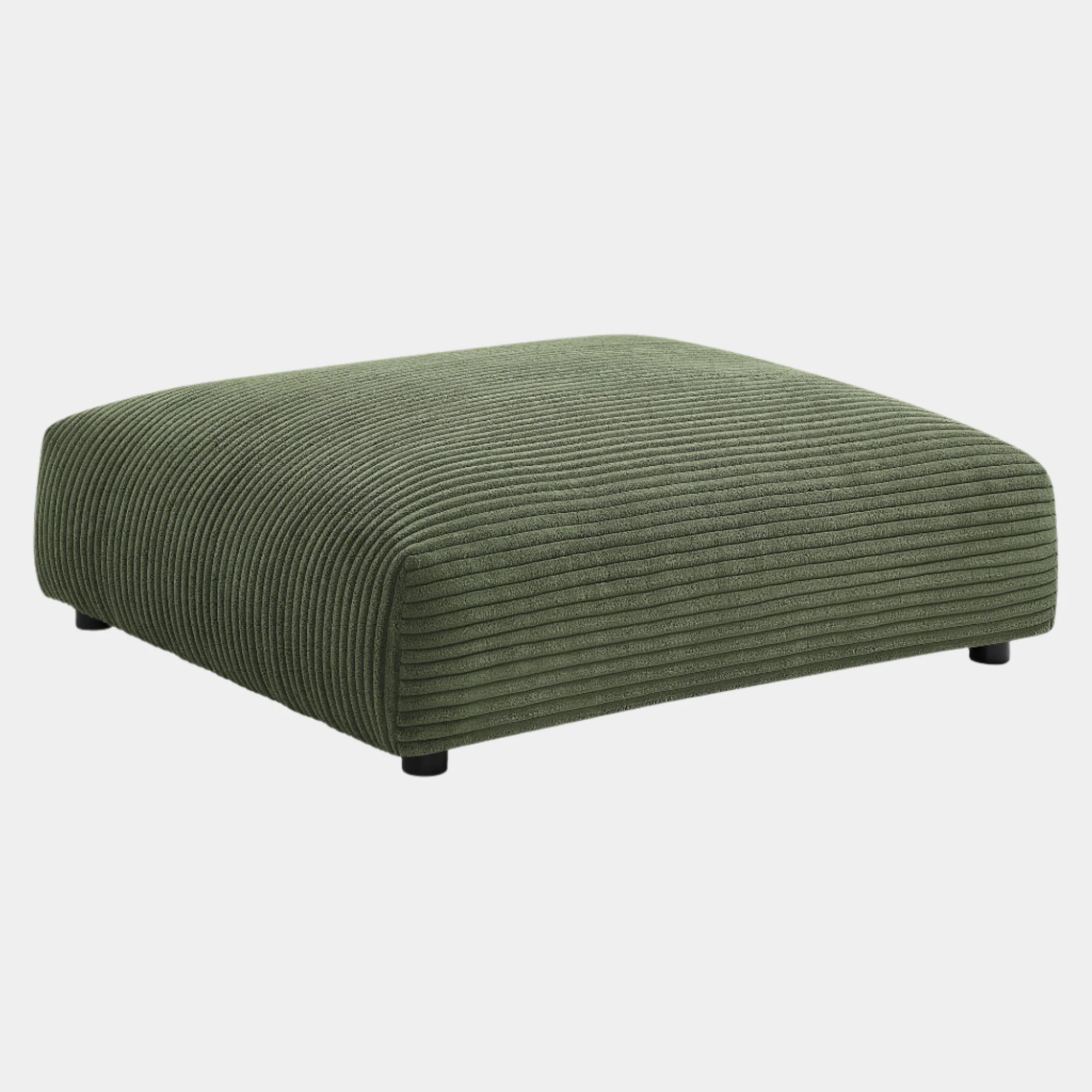 Solace Modular Corduroy Upholstered Ottoman - Image 8