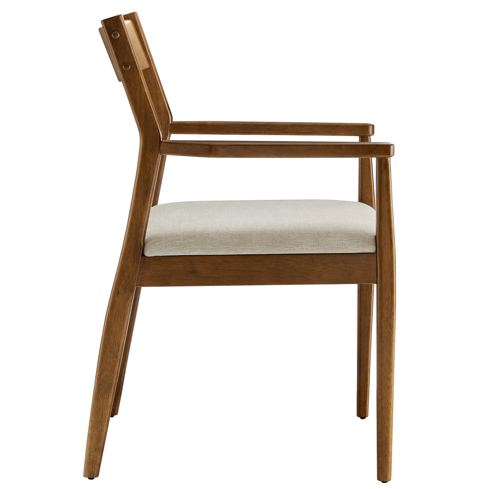 Solara Vegan Leather Wood Dining Armchairs Set of 2 - Image 25