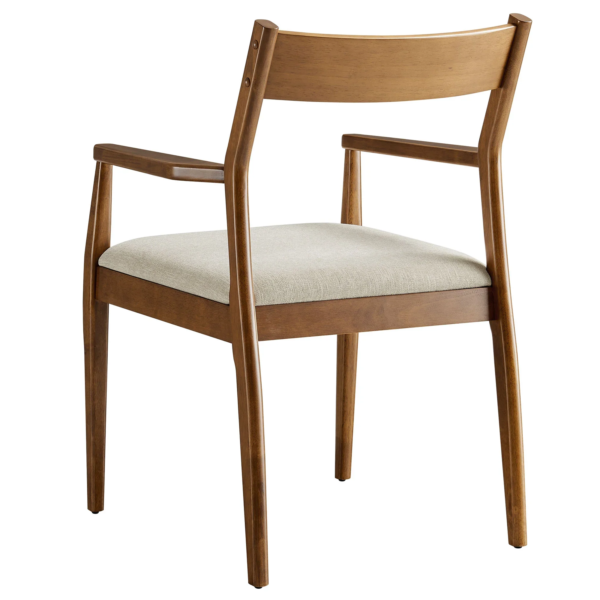 Solara Vegan Leather Wood Dining Armchairs Set of 2 - Image 26
