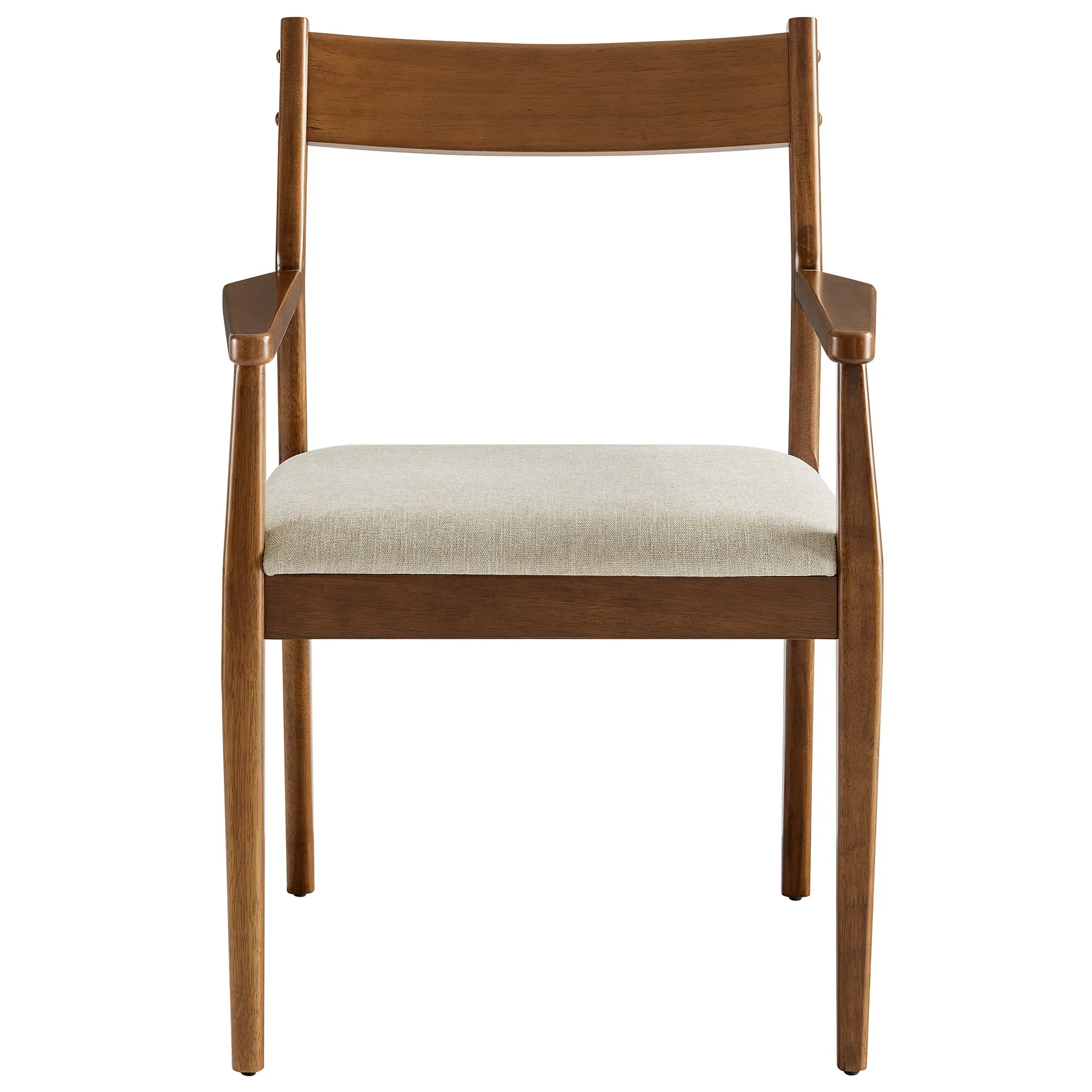 Solara Vegan Leather Wood Dining Armchairs Set of 2 - Image 27