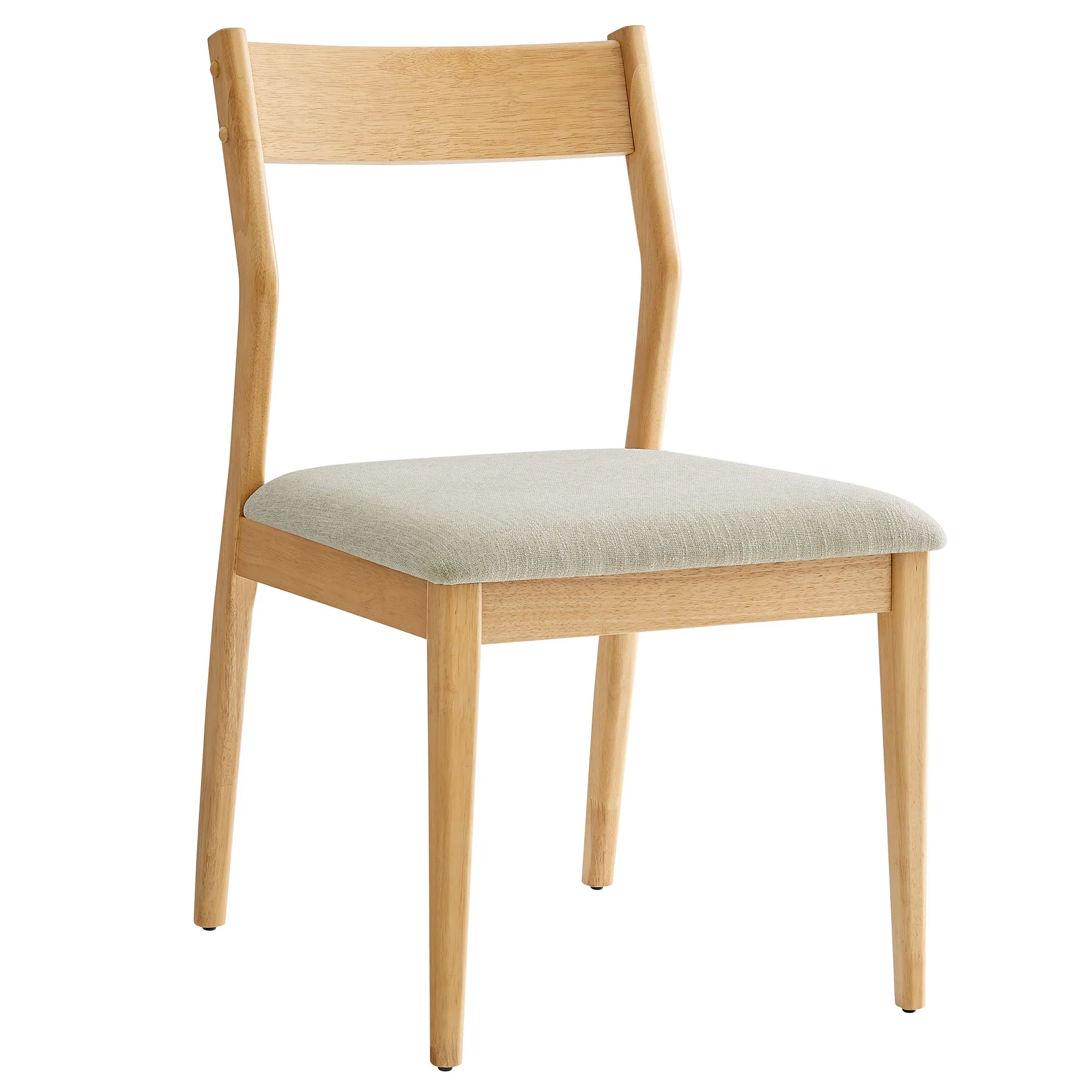 Solara Vegan Leather Wood Dining Side Chairs Set of 2 - Image 14
