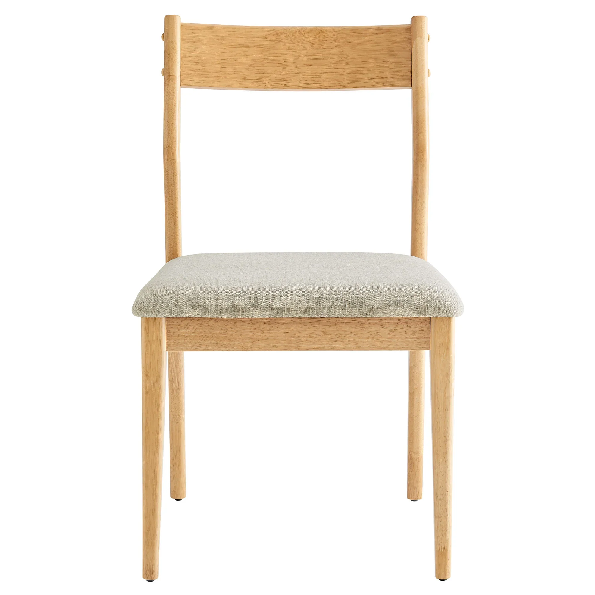 Solara Vegan Leather Wood Dining Side Chairs Set of 2 - Image 17