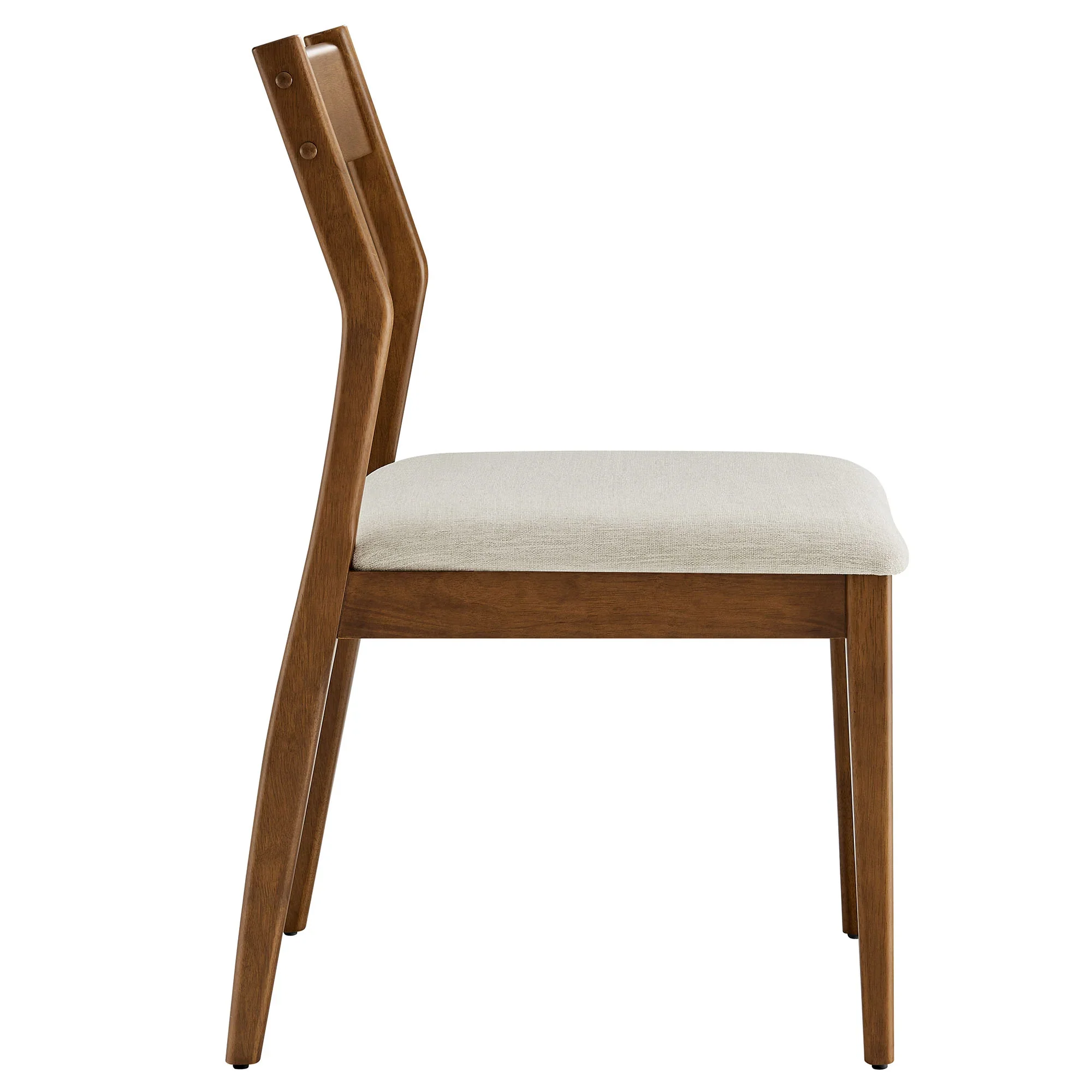 Solara Vegan Leather Wood Dining Side Chairs Set of 2 - Image 25