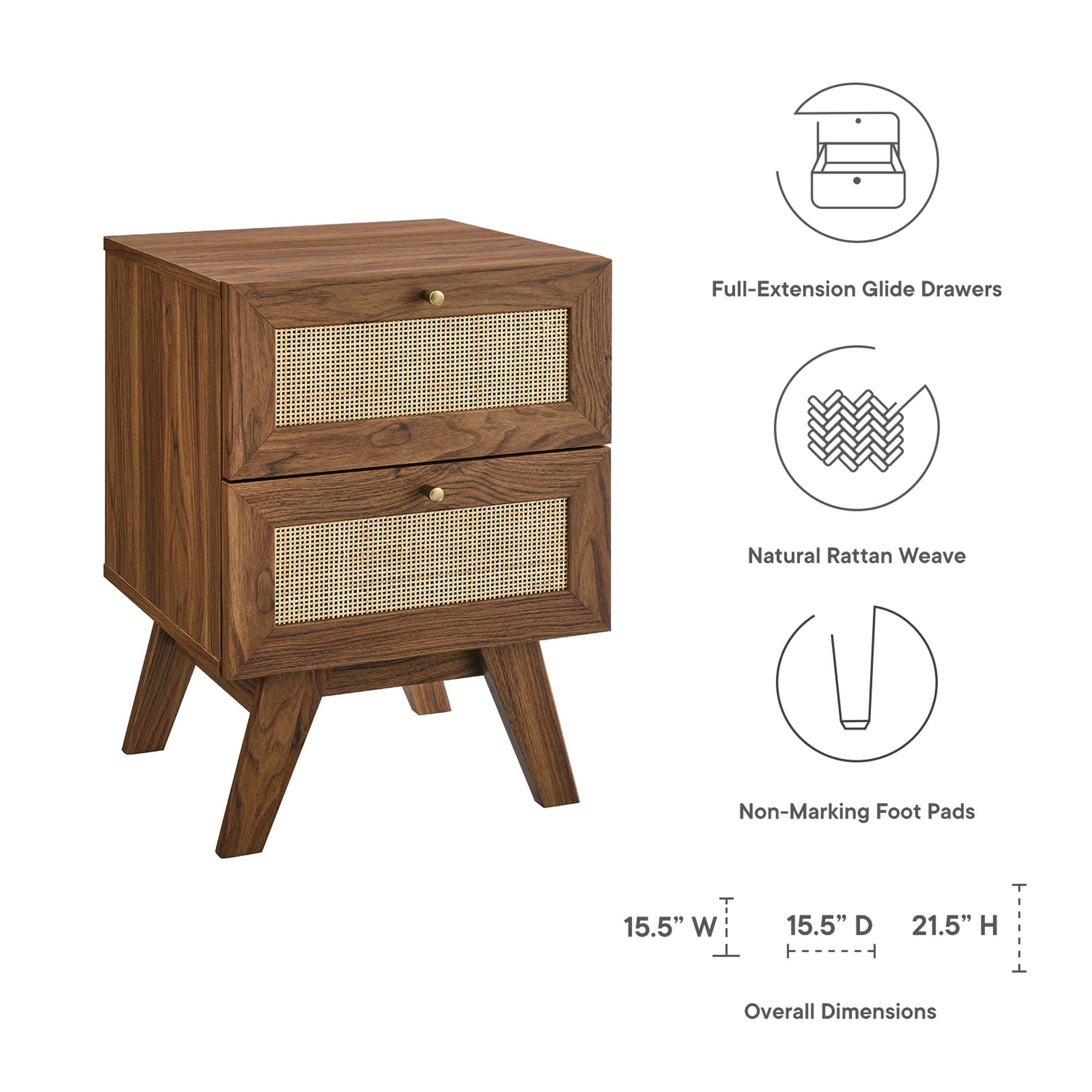 Soma 2-Drawer Nightstand - Image 14