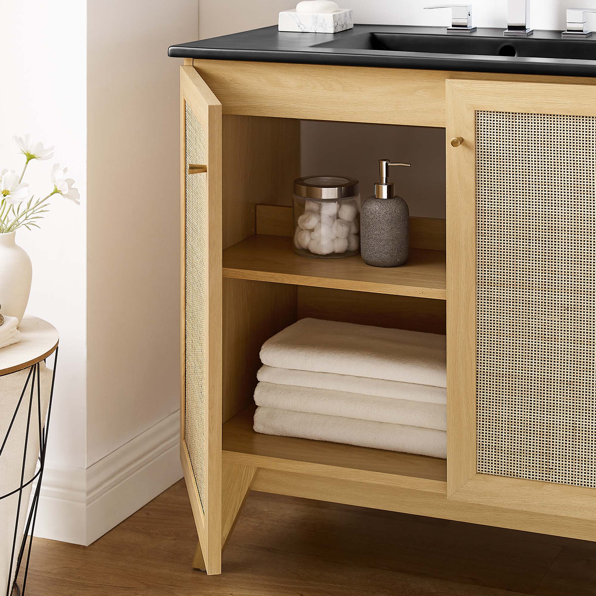 Soma Bathroom Vanity with Black Basin Included - Image 26