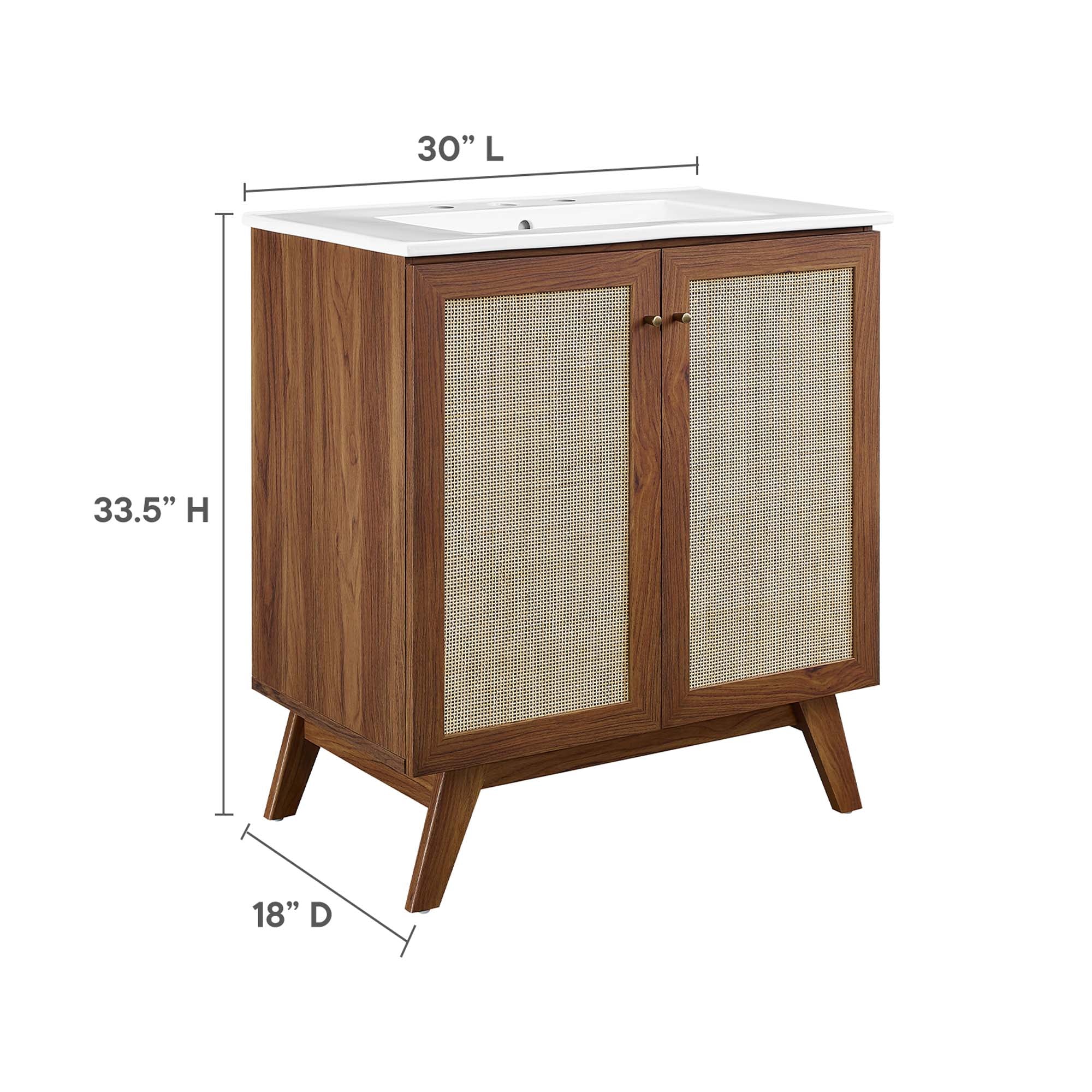 Soma Bathroom Vanity with White Basin Included - Image 108