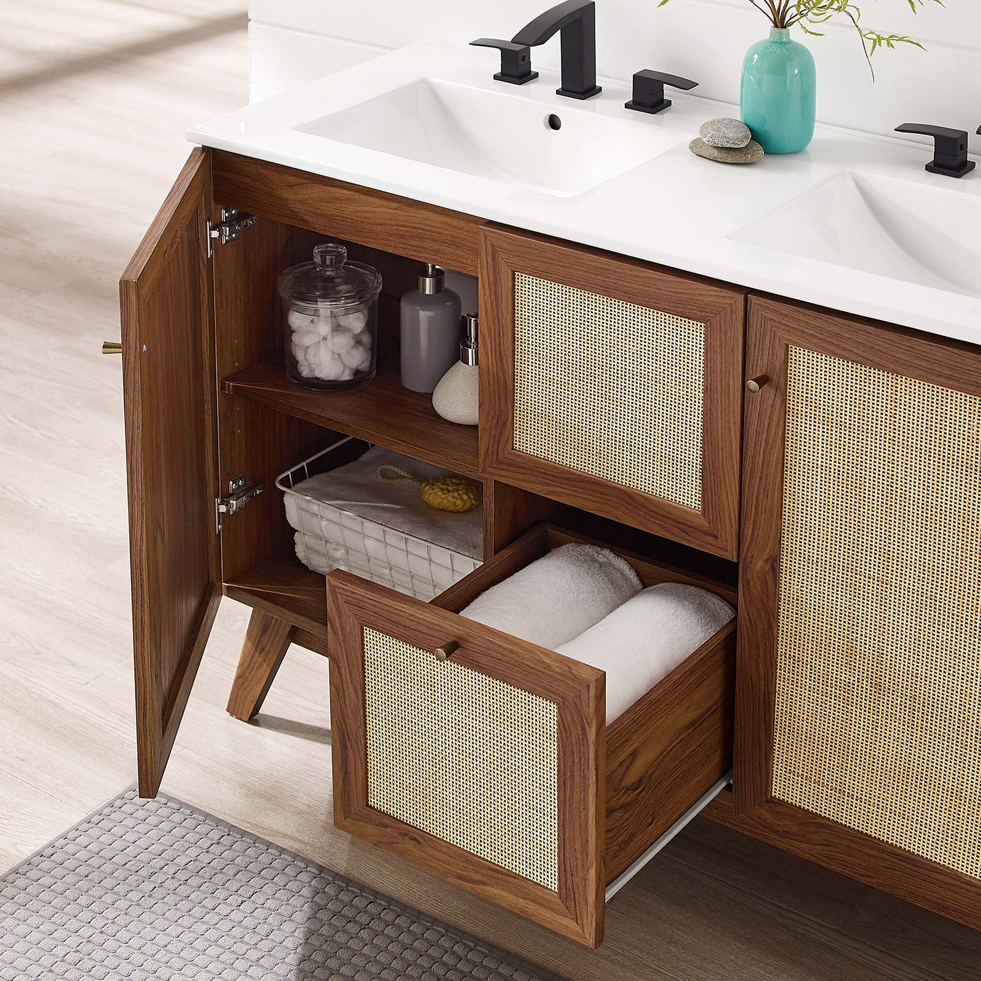 Soma Bathroom Vanity with White Basin Included - Image 92