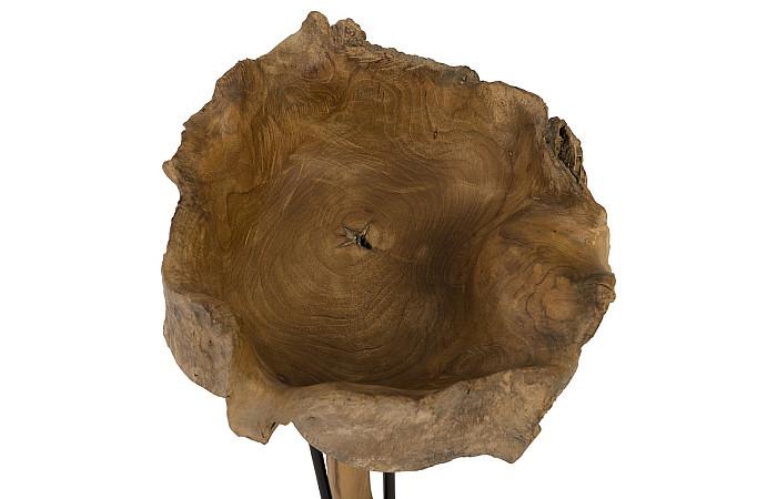 Sonokeling Wood Sculpture on Stand - Image 2