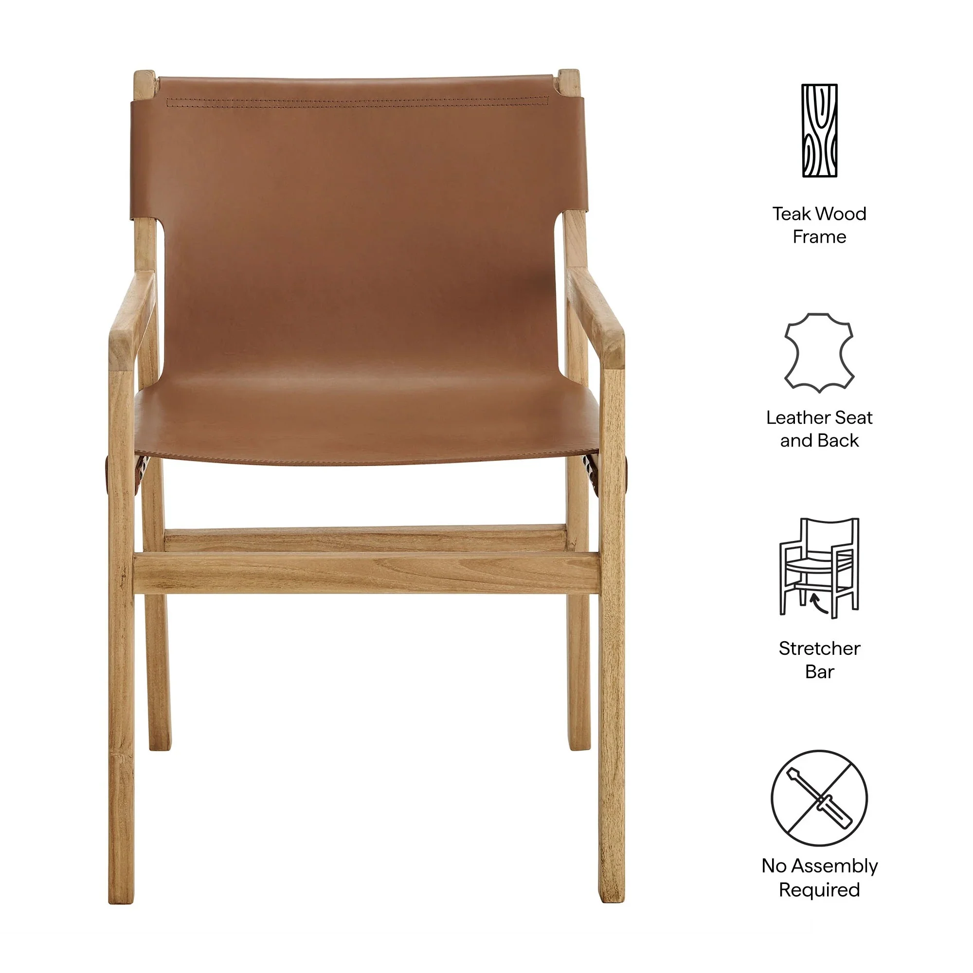 Sonora Leather Dining Chair - Image 9